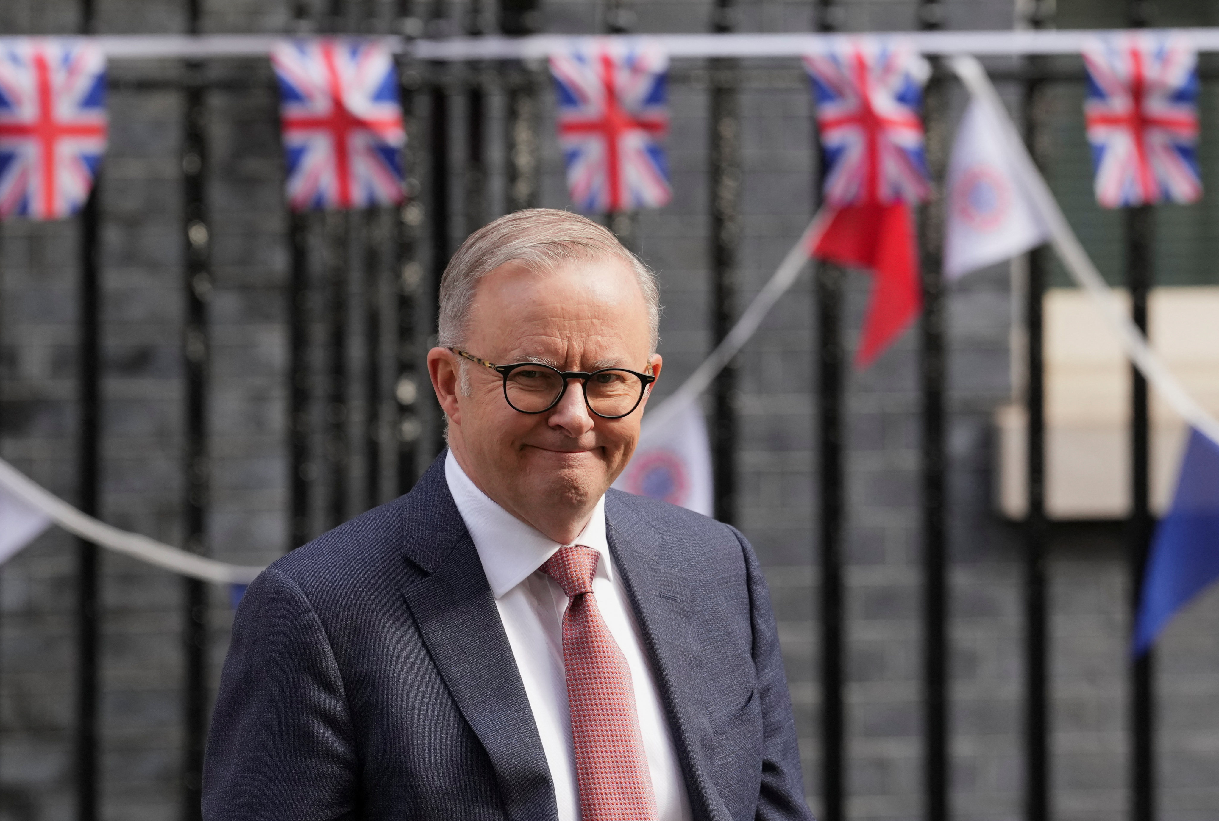 Australian Prime Minister Anthony Albanese in London to attend King Charles’ coronation. Photo: Reuters