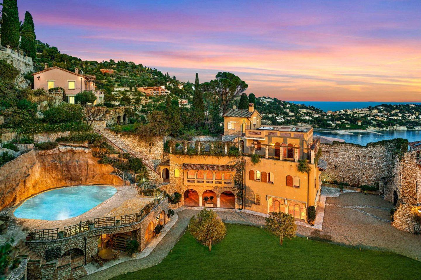 Princess Margaret’s La Carriere manor overlooking the French Riviera is being auctioned. Photo: Concierge Auctions