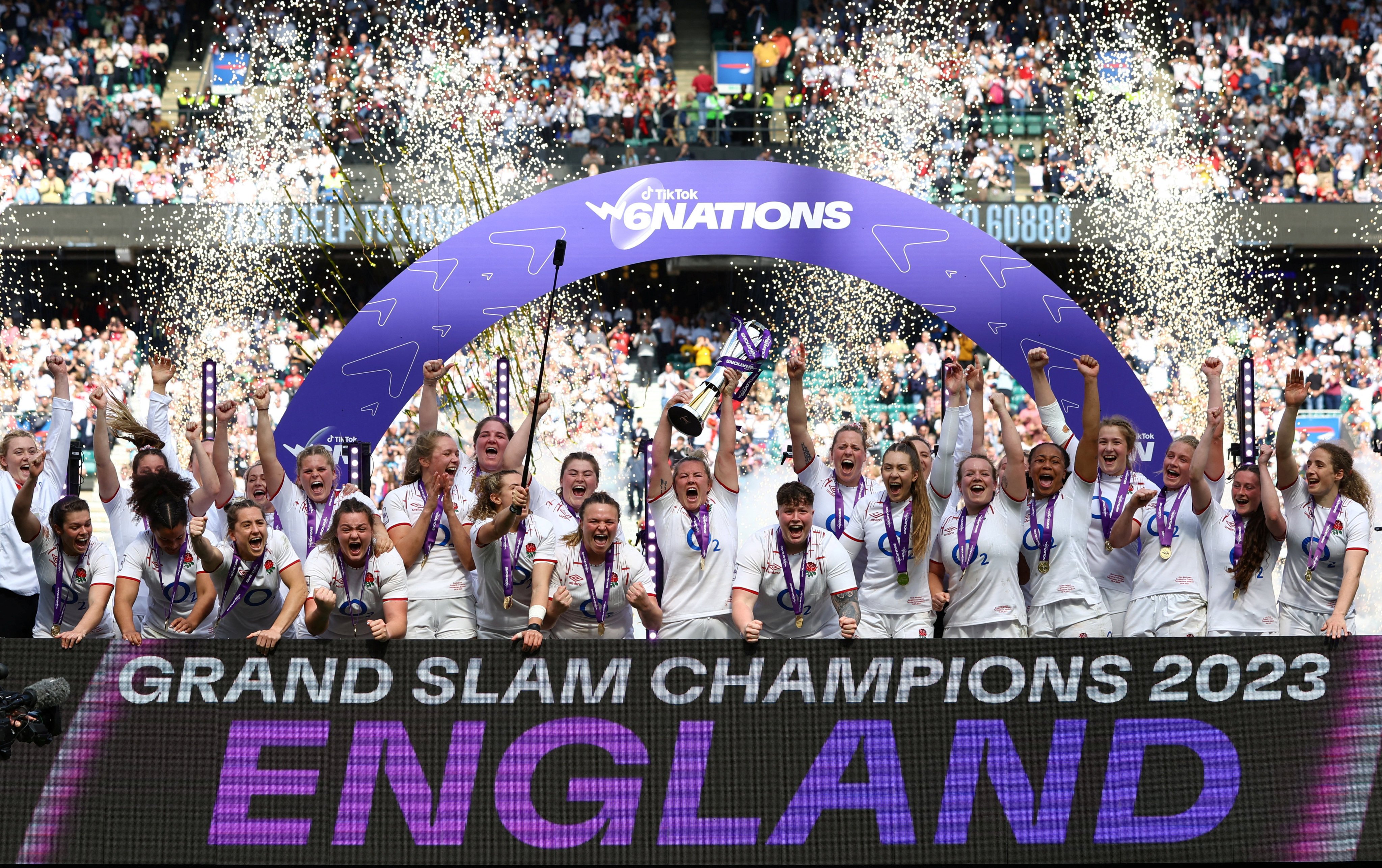 England will be heading back to New Zealand for the inaugural WXV tournament as Six Nations champions. Photo: Reuters