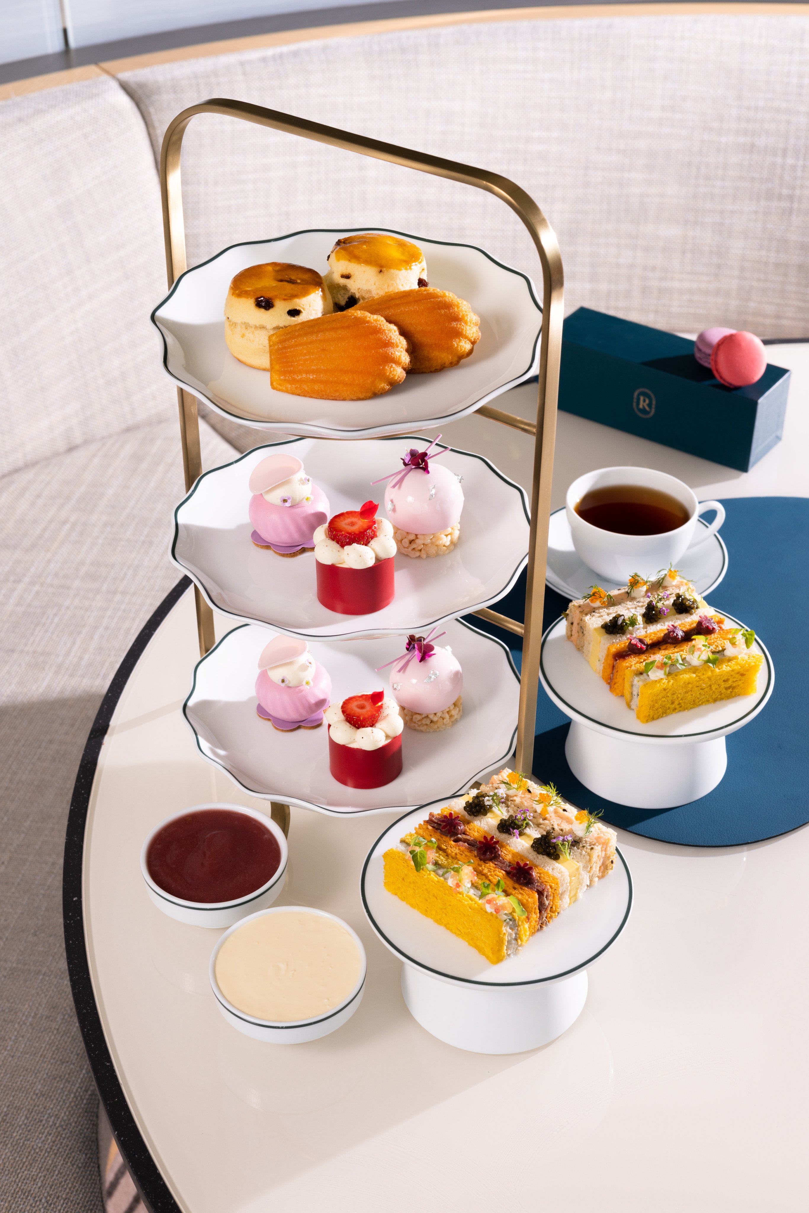 The Regent Hong Kong’s Lobby Lounge is offering a classic afternoon tea, with some special Mother’s Day desserts. Photo: Regent Hong Kong