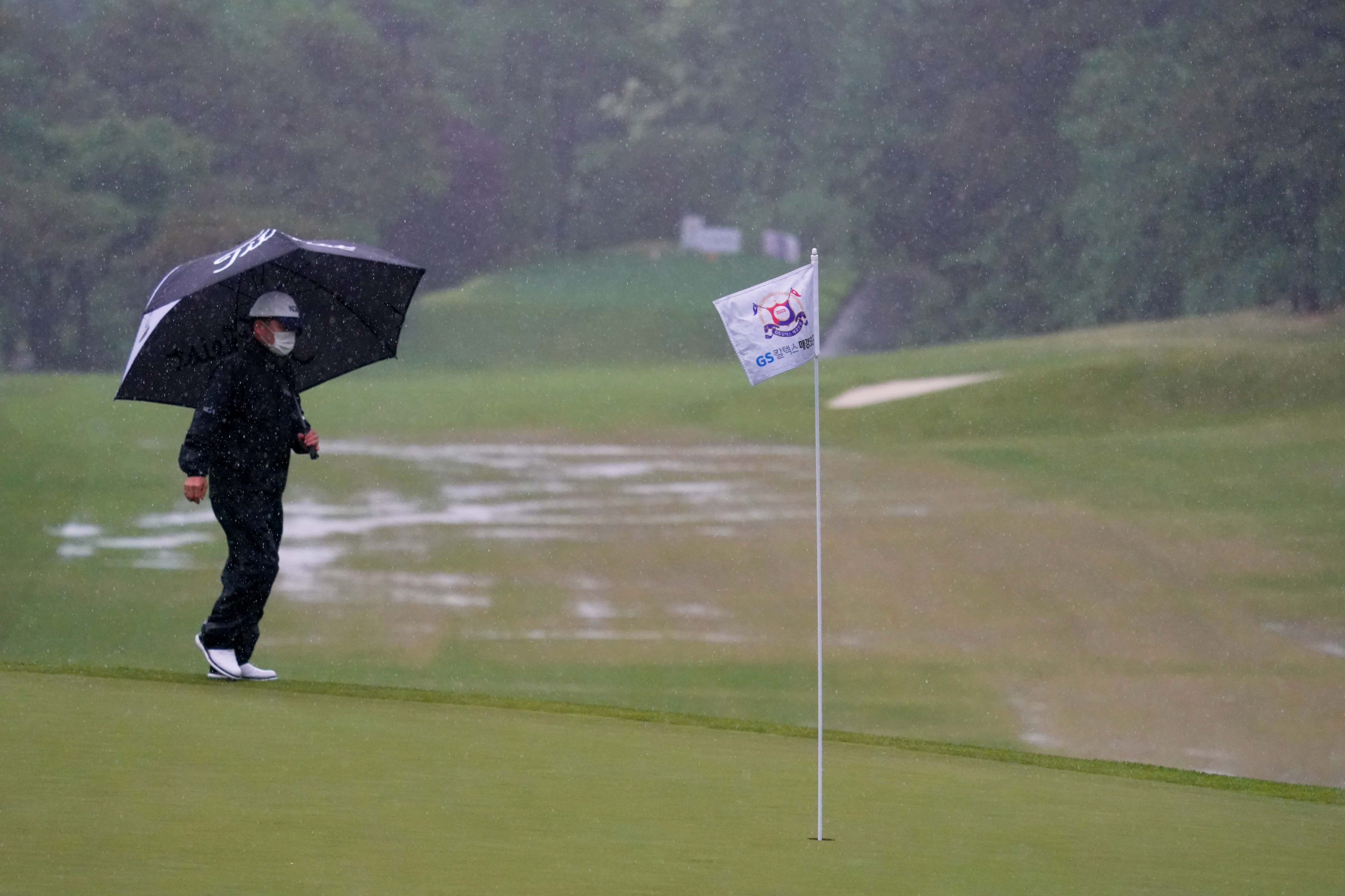 Heavy rain forced the cancellation of the third round at Namseoul Country Club. Photo: Asian Tour