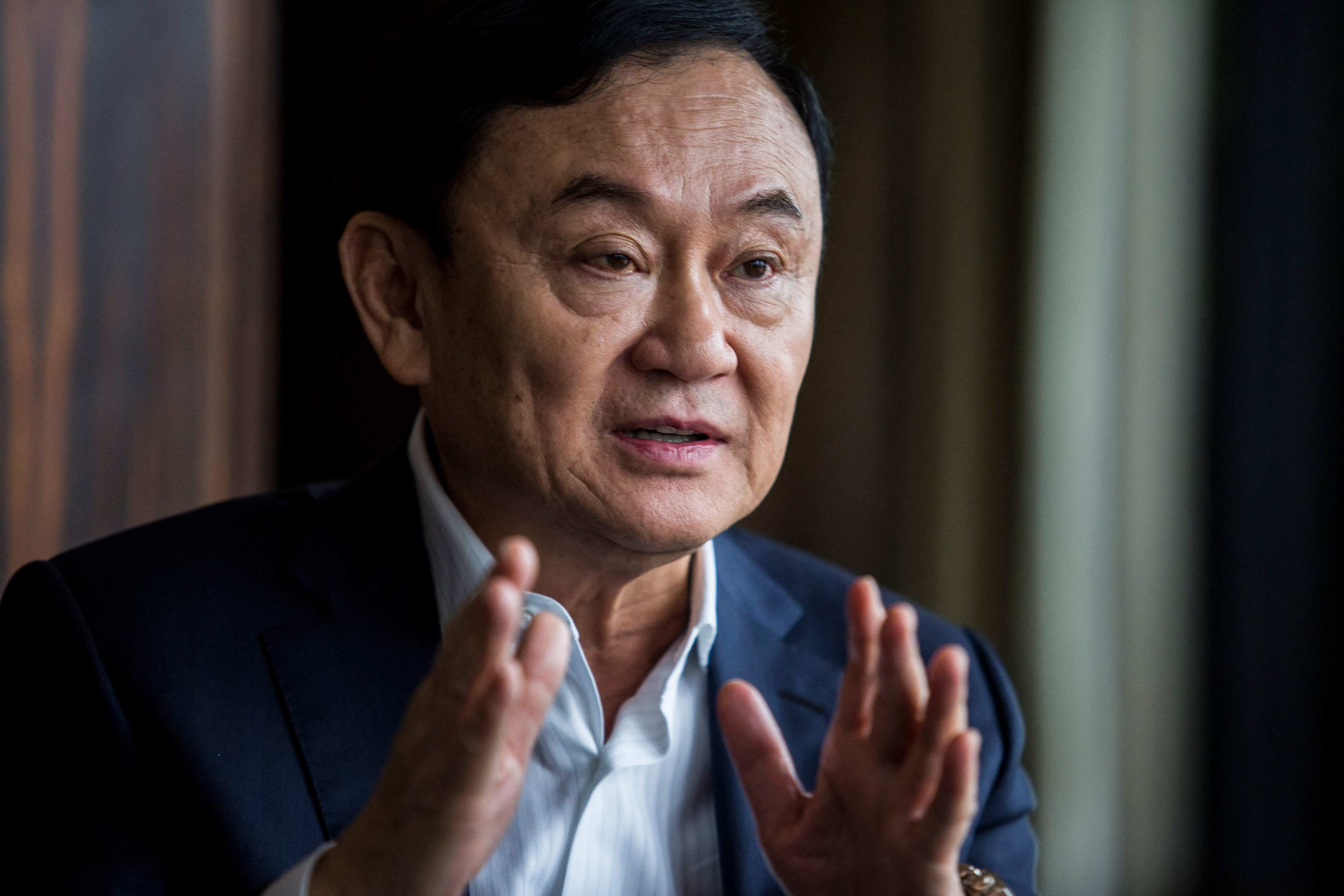 Thailand’s former prime minister Thaksin Shinawatra has vowed to return from self-exile before his birthday in July. Photo: AFP