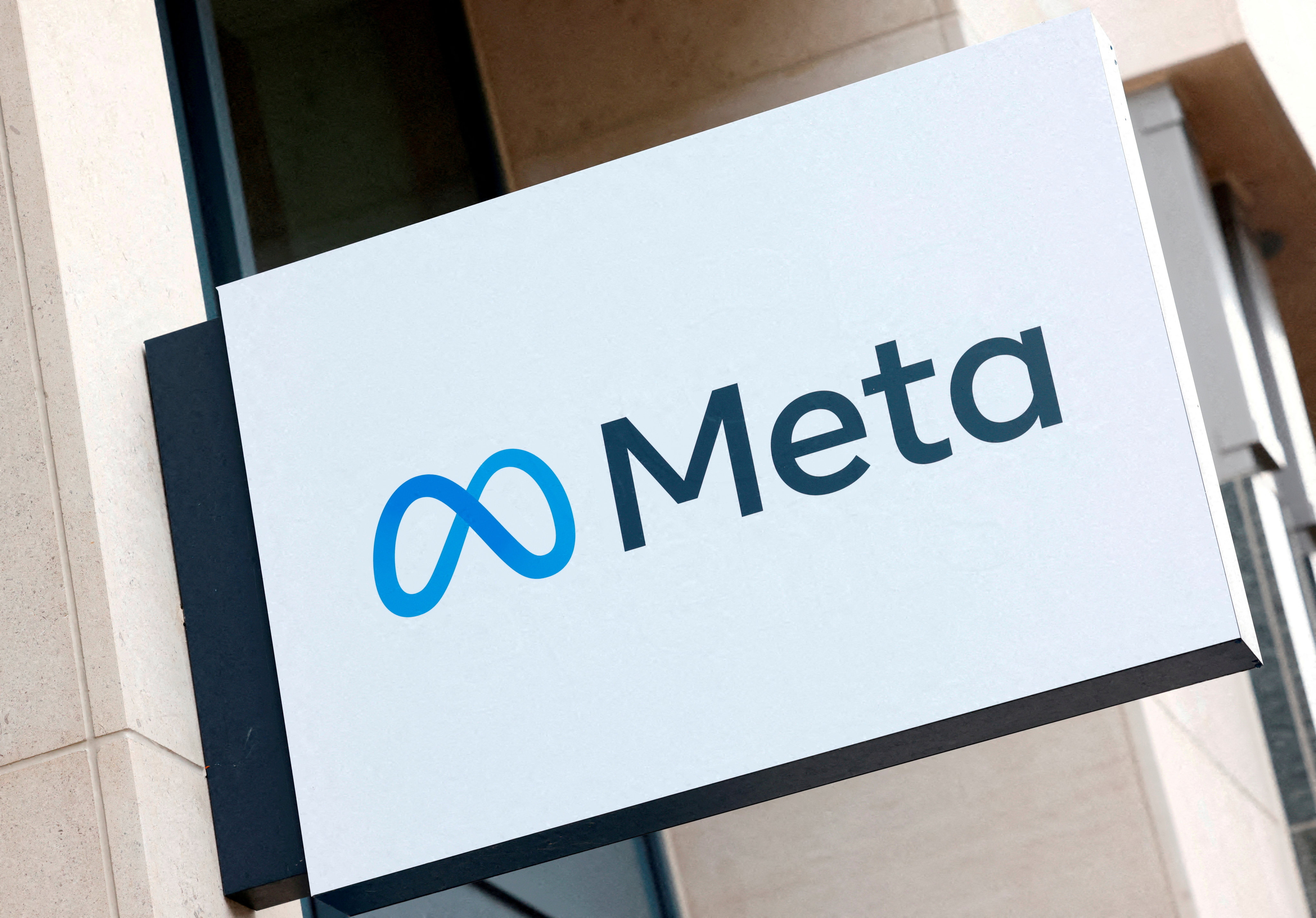The logo of Meta Platforms is seen in Brussels, Belgium December 6, 2022. Photo: Reuters