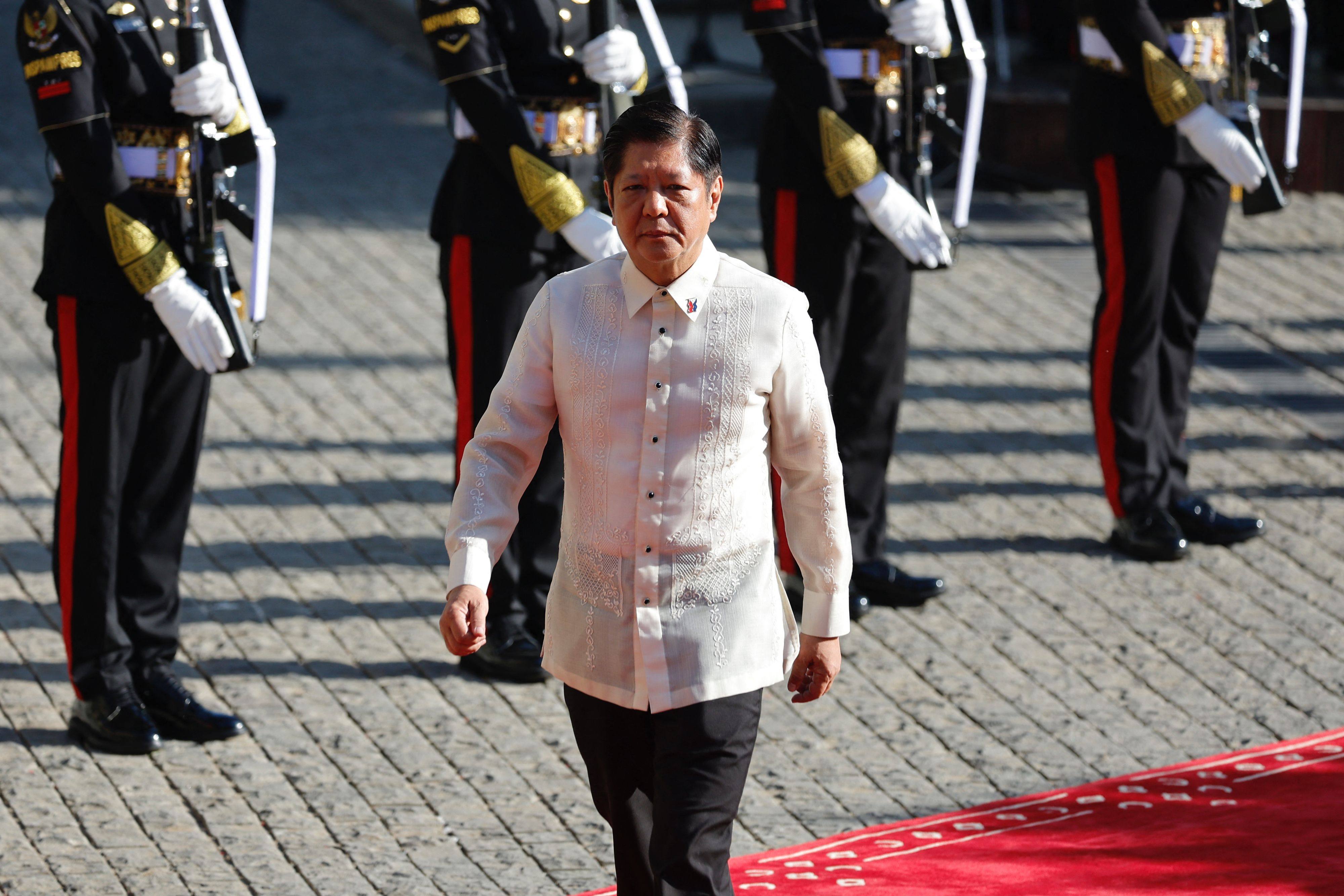 Philippines’ President Ferdinand Marcos will push for a swift completion of a code of conduct for the South China Sea at this week’s Southeast Asian leaders’ meeting in Indonesia. Photo: AFP