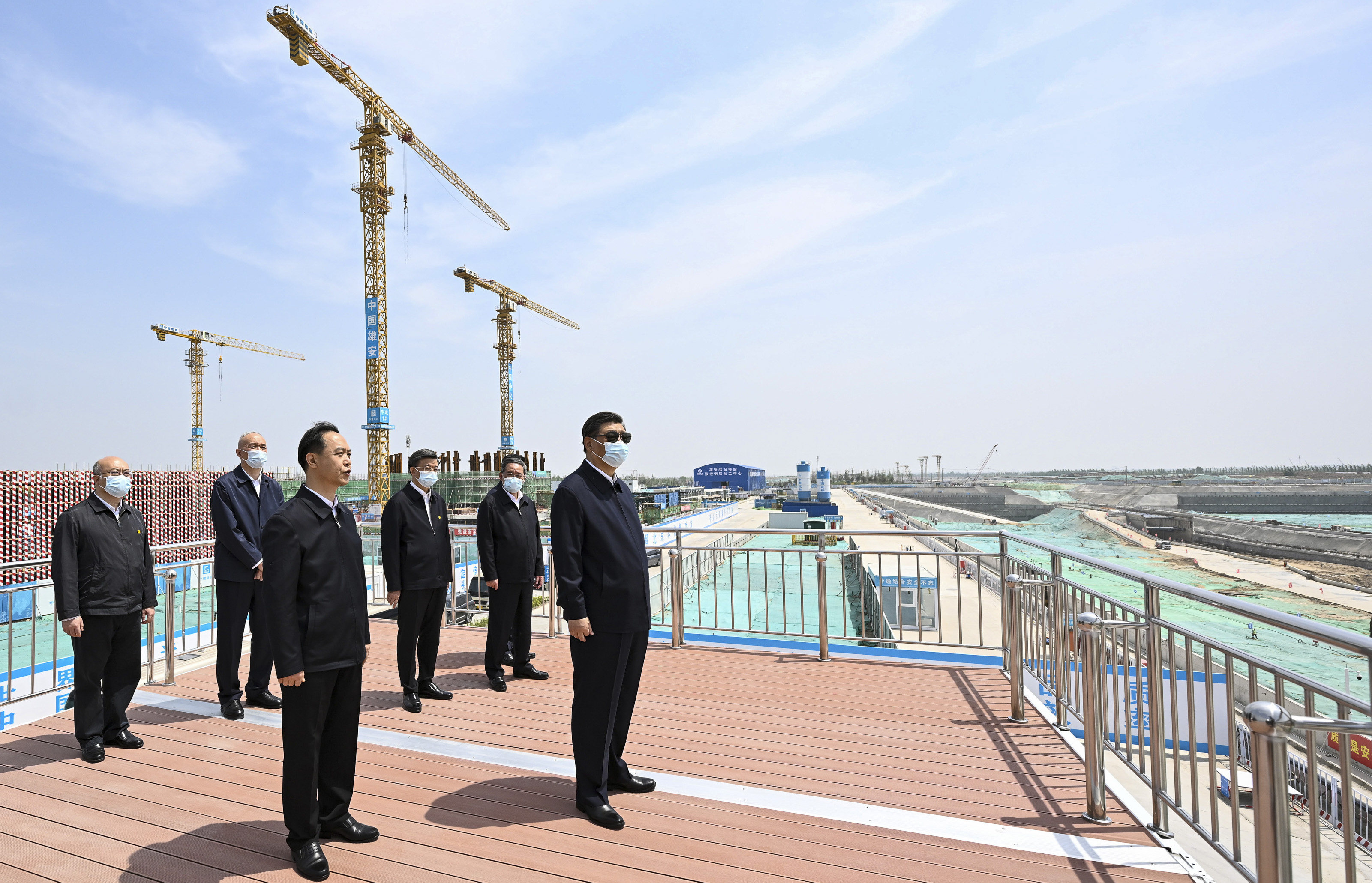 President Xi Jinping described the growth of the Xiongan New Area as a “miracle” during his visit. Photo: Xinhua
