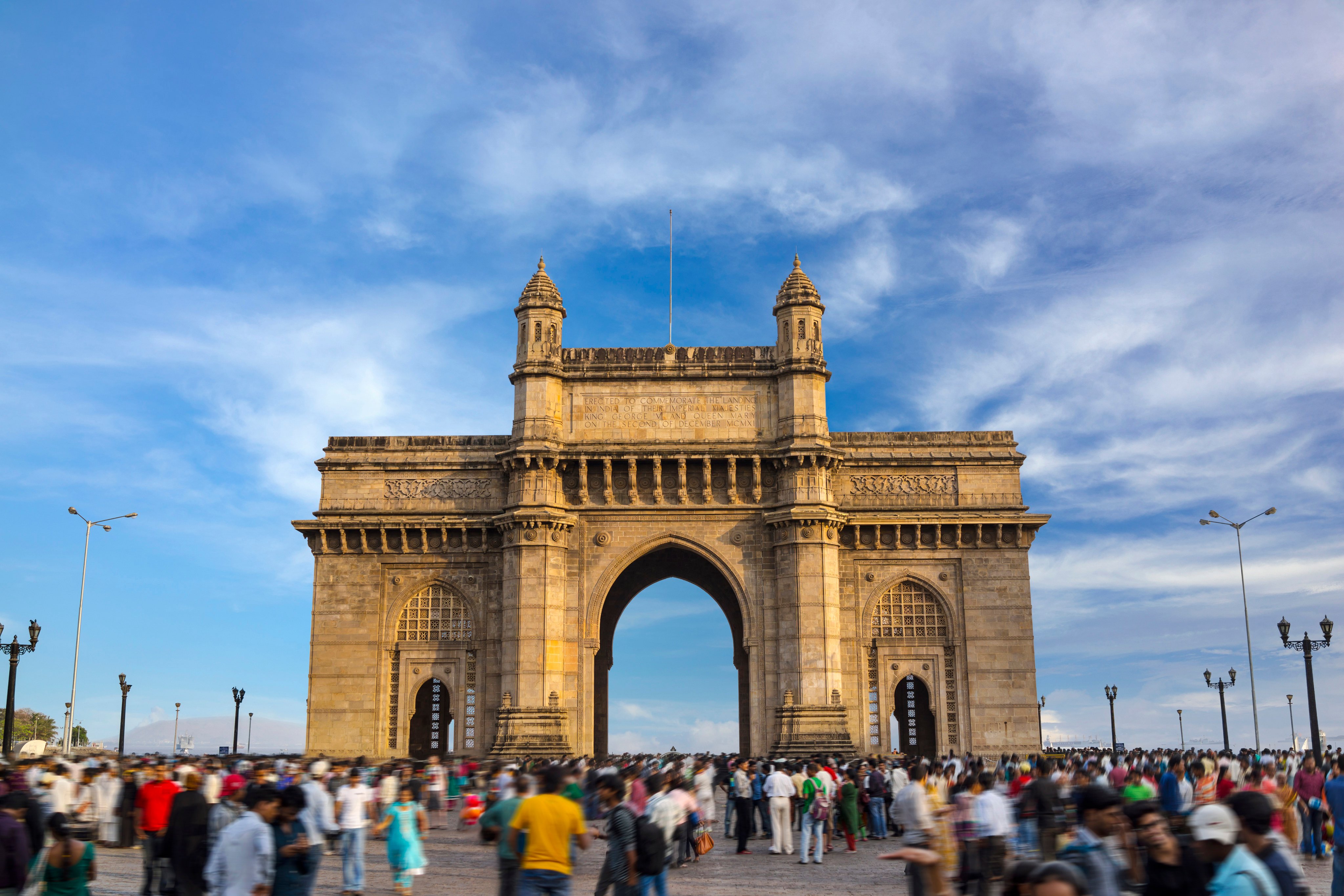 Tourists swarm the world famous Gateway of India monument in Mumbai. India is tipped by some analysts to be the next engine of growth for the hotel industry in the Asia-Pacific region. Photo: Getty Images