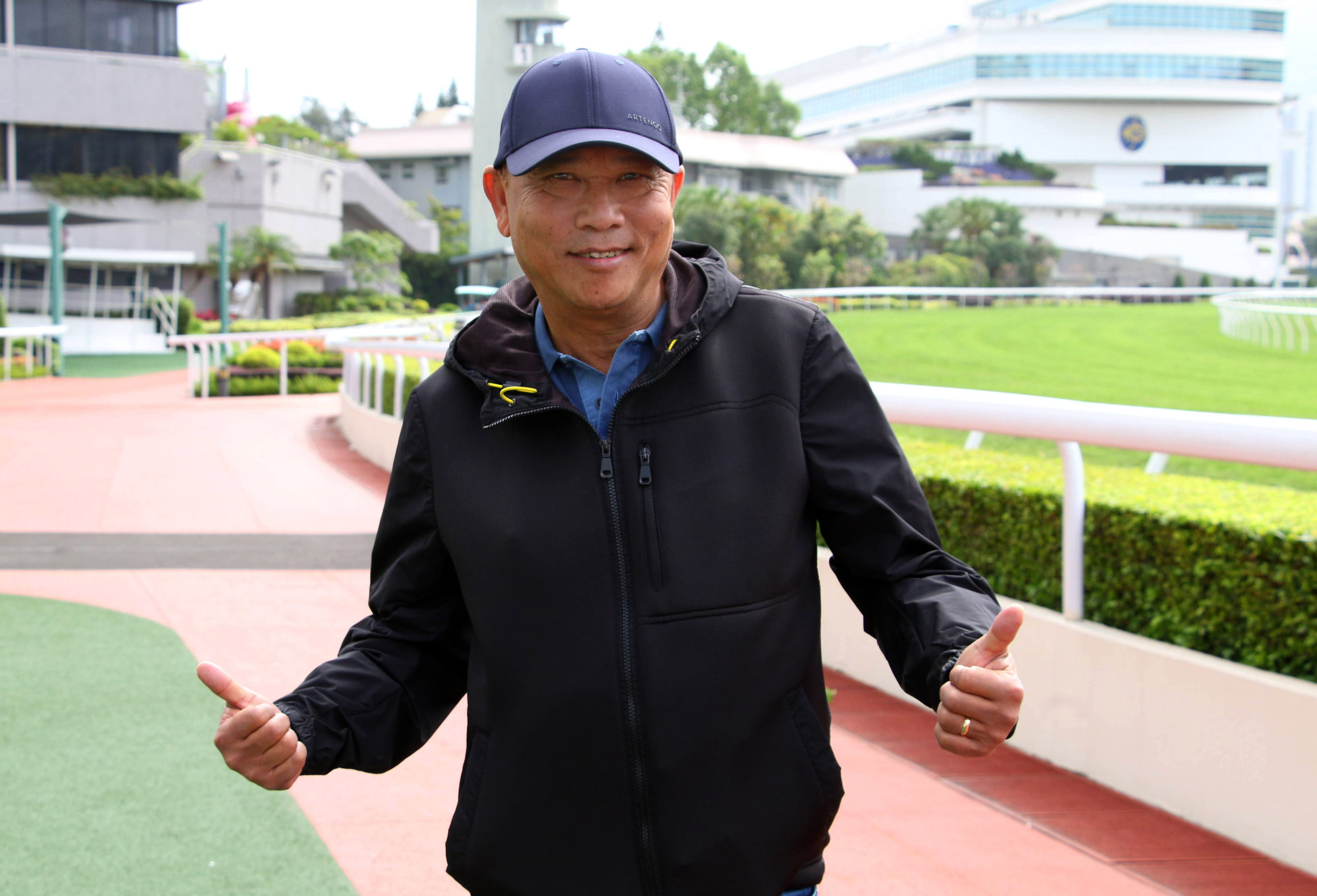 Macau trainer Joe Lau at Sha Tin this week.