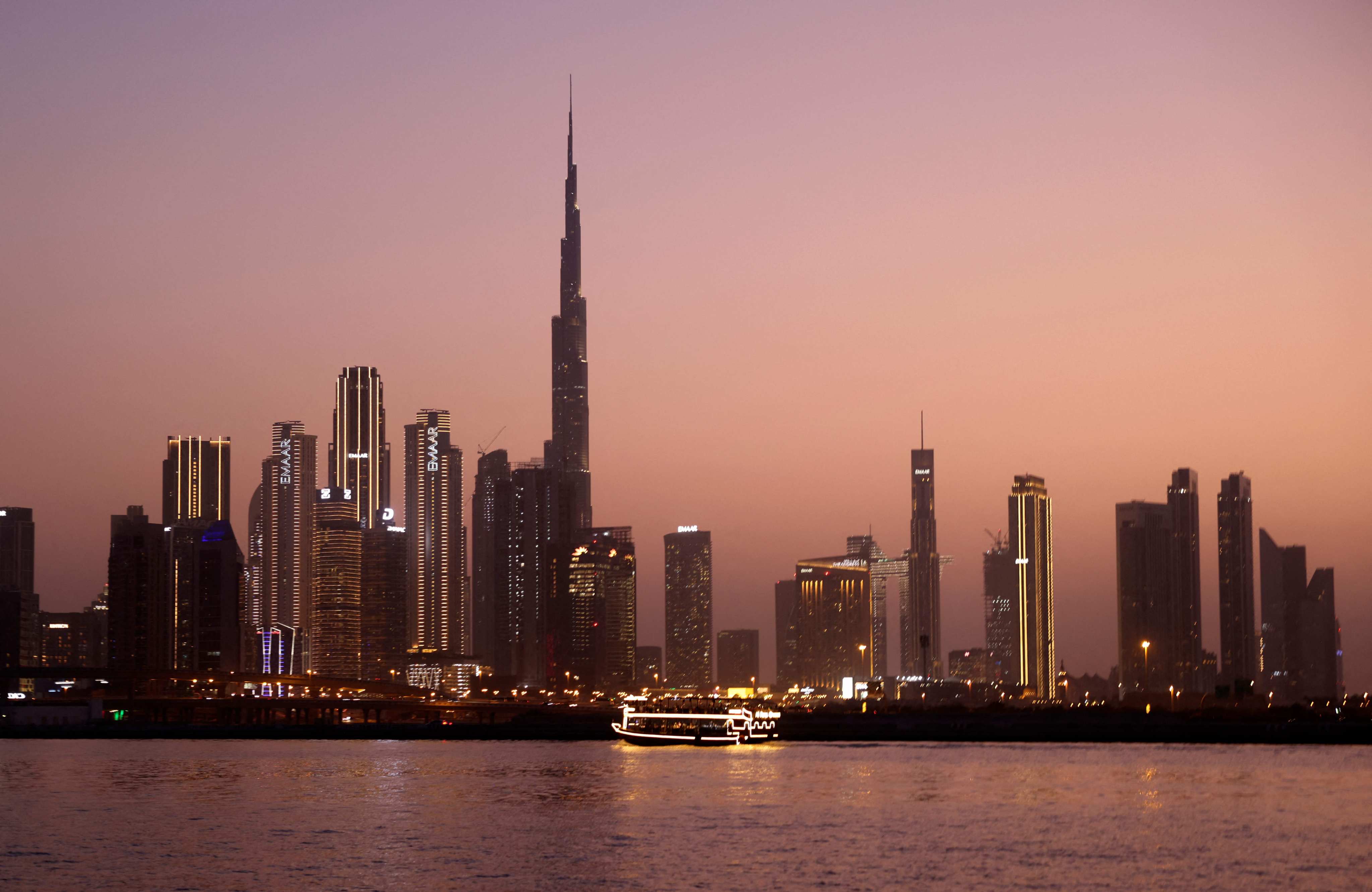 The skyline of Dubai, including the world’s tallest building - the Burj Khalifa - in the United Arab Emirates. Photo: AFP