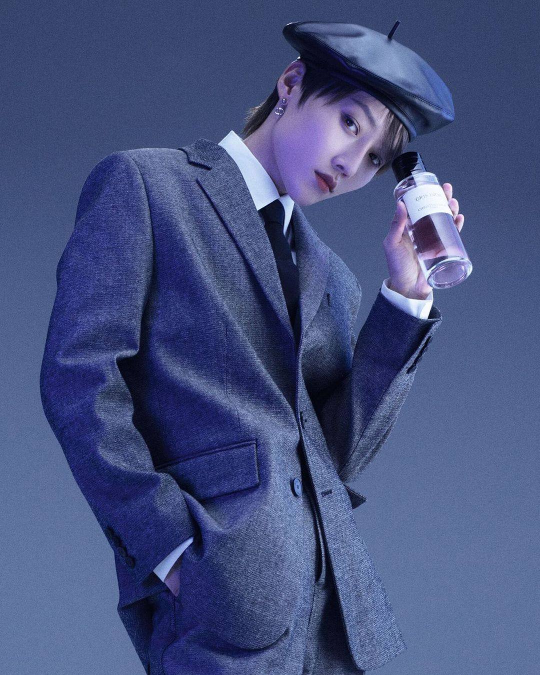 Chinese superstar Xin Liu is the new face of the Gris Dior eau de parfum campaign. Photo: @lyx0420/Instagram