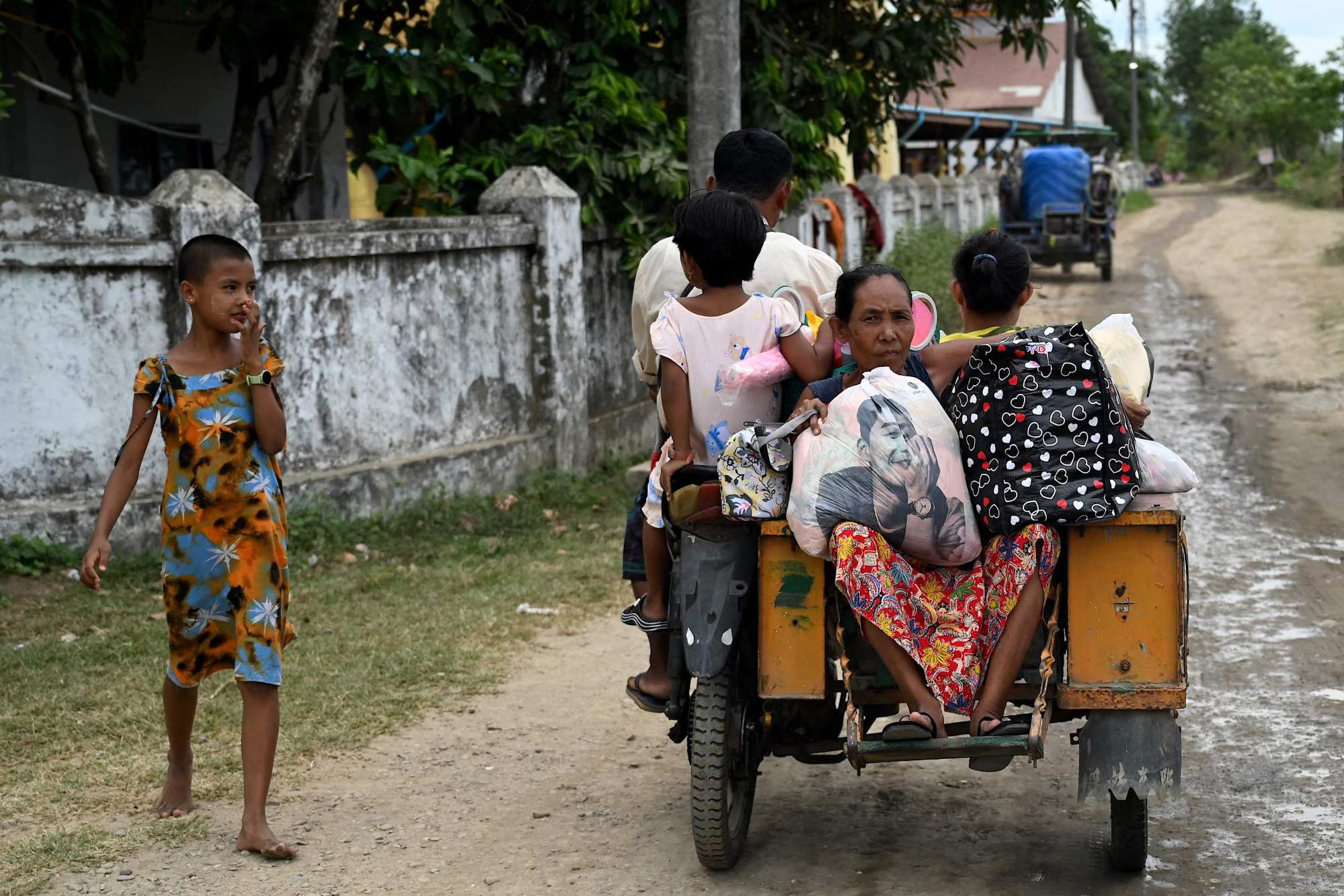 Myanmar authorities warned of possible flash floods and landslides in coastal areas. Photo: AFP