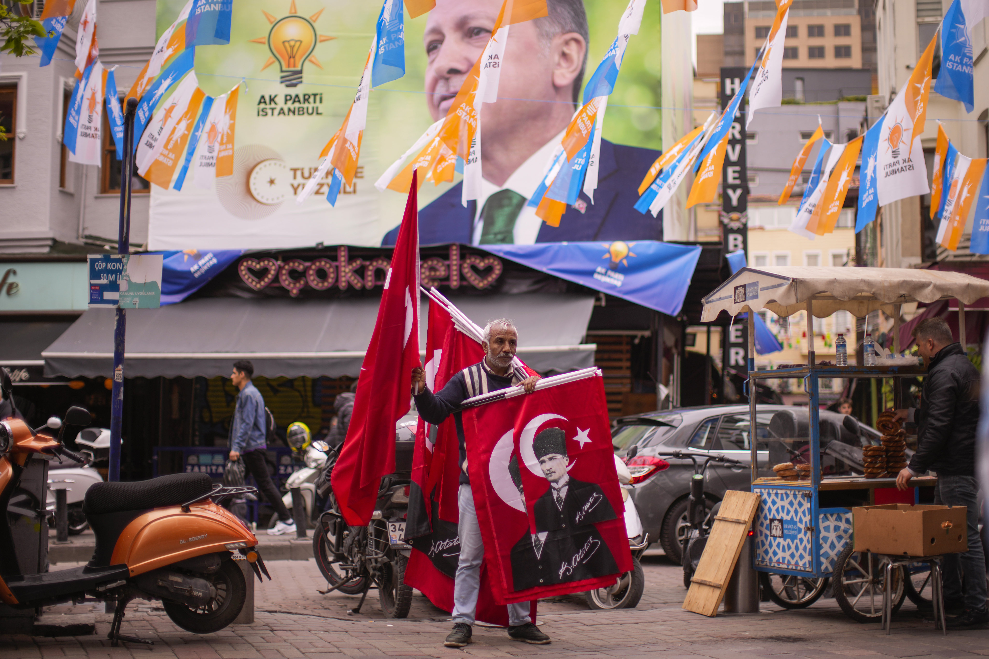 Turkish voters head to polls for the presidential and parliamentary elections on Sunday to determine if President Recep Tayyip Erdogan’s two-decade grip on power can be challenged. Photo: AP