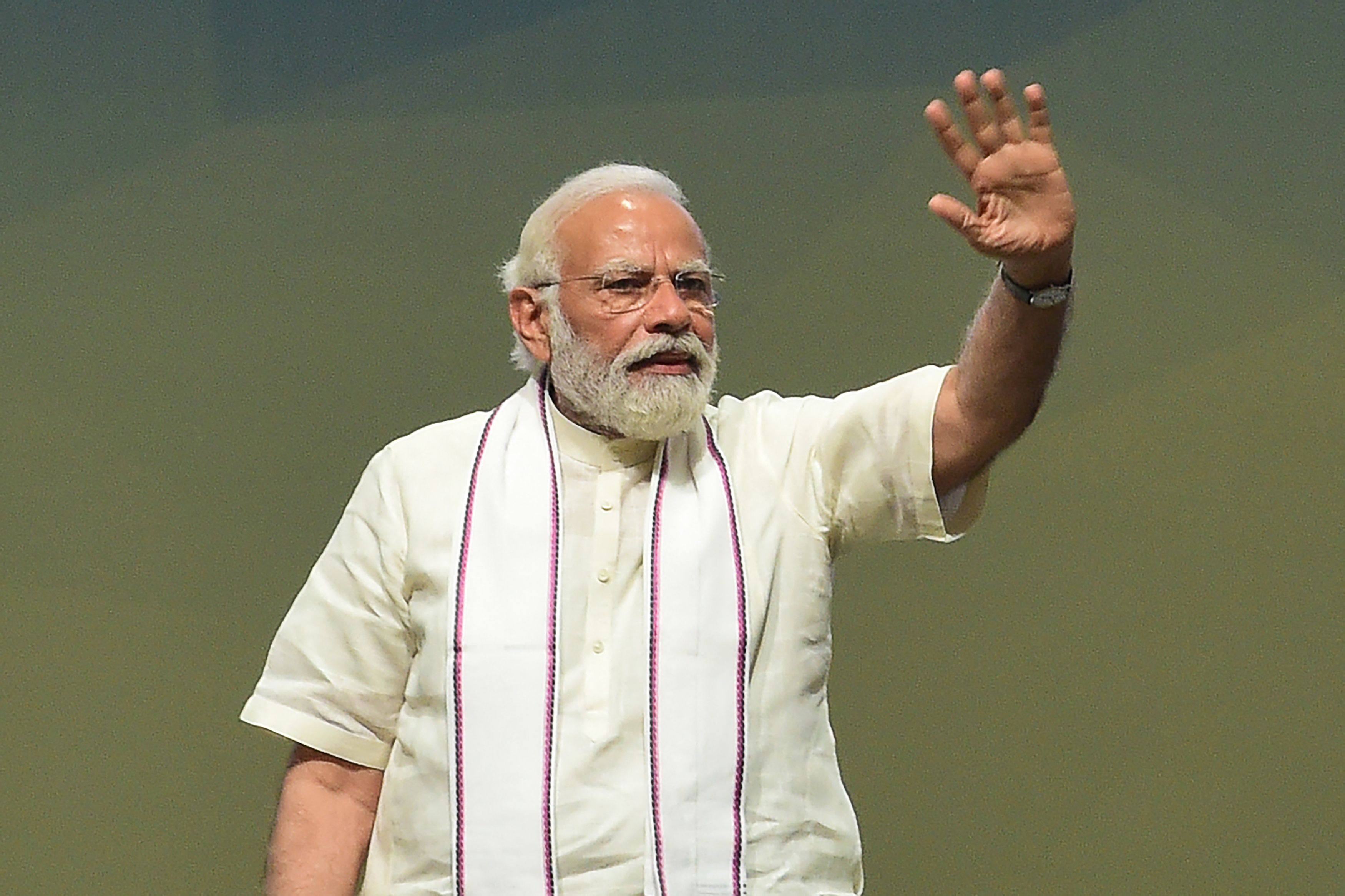 Indian Prime Minister Narendra Modi’s party looks set to lose the state of Karnataka in crucial polls. Photo: AFP