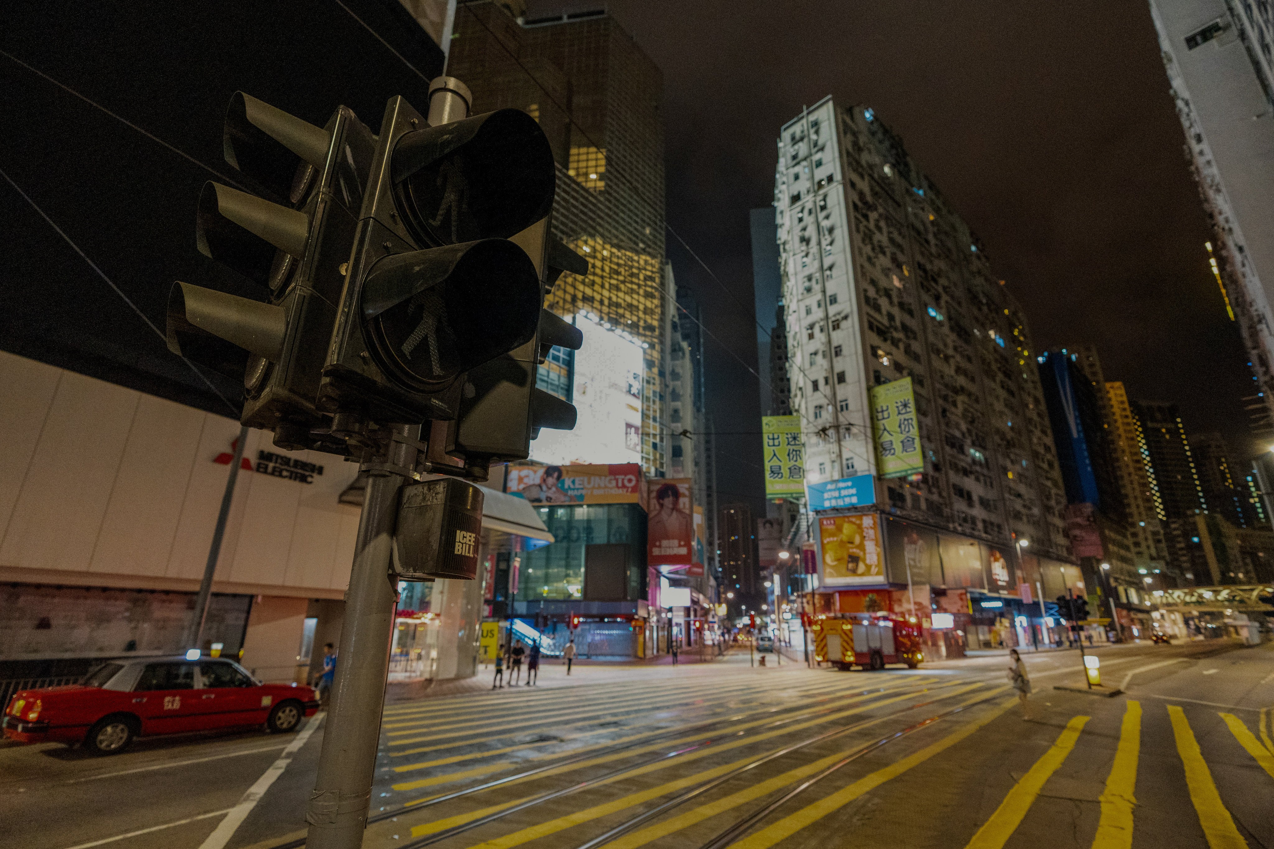 The power outage knocked out a number of traffic lights on Hong Kong Island. Photo: Harvey Kong