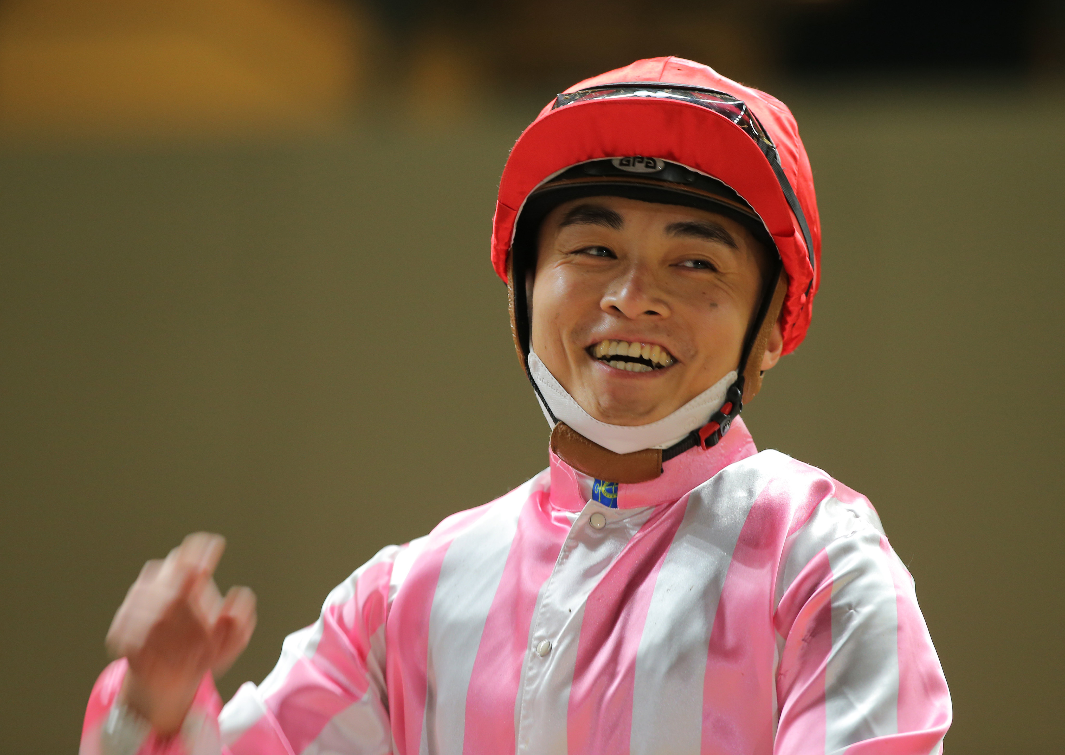 Keith Yeung enjoys a Happy Valley winner in February. Photos: Kenneth Chan