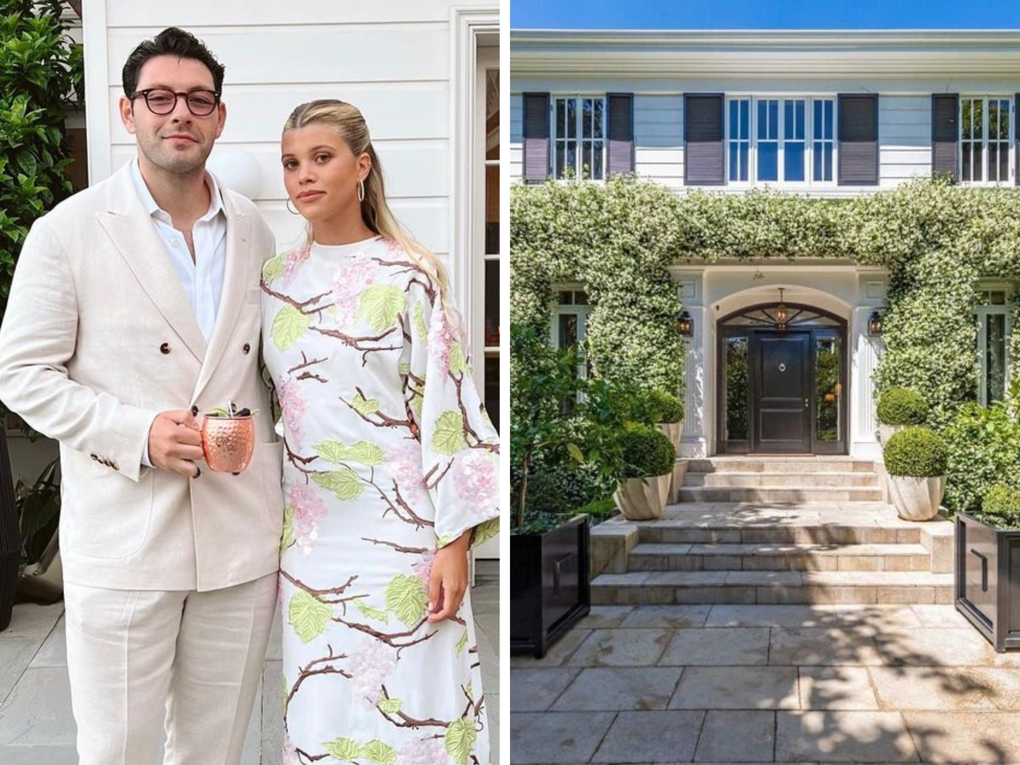Sofia Richie and husband Elliot Grainge recently bought a home in California for US$27 million. Photos: @sofiarichie/Instagram, Simon Berlyn