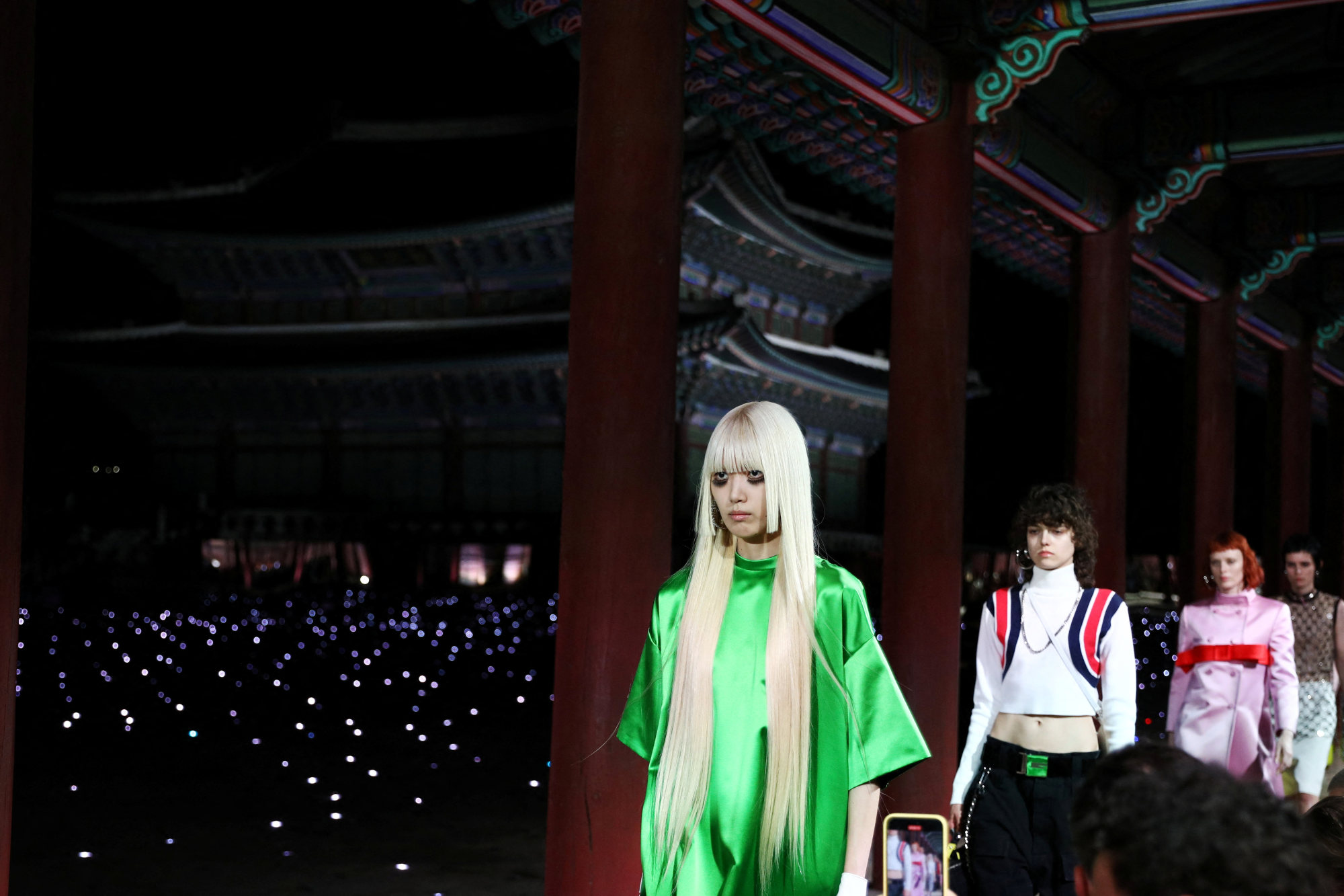 Is Gucci seeking South Korean star power too? A recent Seoul fashion show  saw NewJeans member Hanni sitting front row as the luxury brand courts  crucial Asian consumers