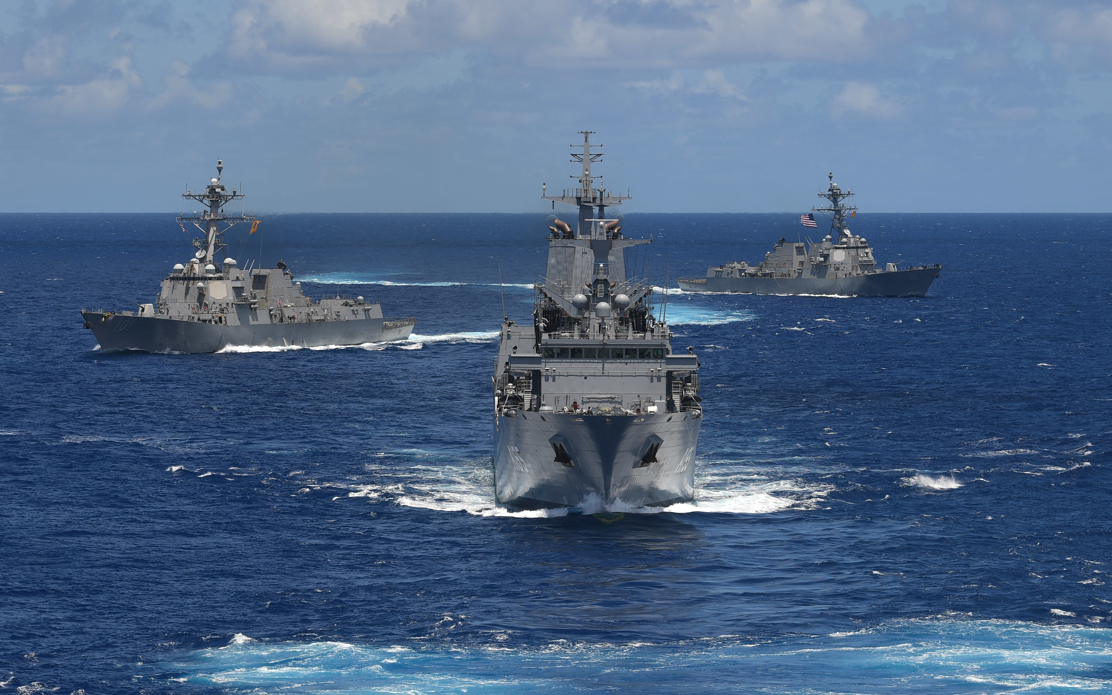 The contest over the South China Sea is not limited to local parties, with the strategic waterway regarded by the US as critical to its Indo-Pacific strategy. Photo: US Navy