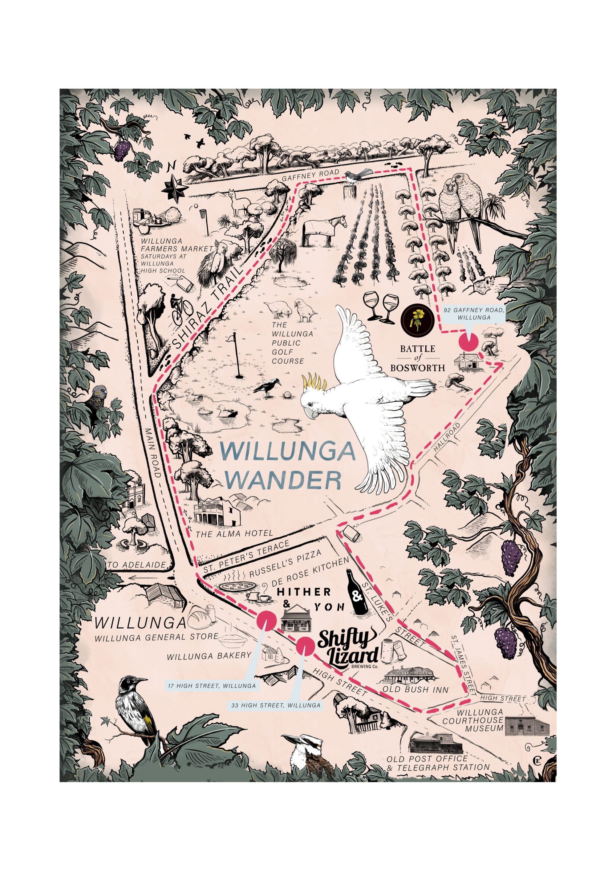 ‘There are cow horns with poo’ a vineyard tour of McLaren Vale, centre