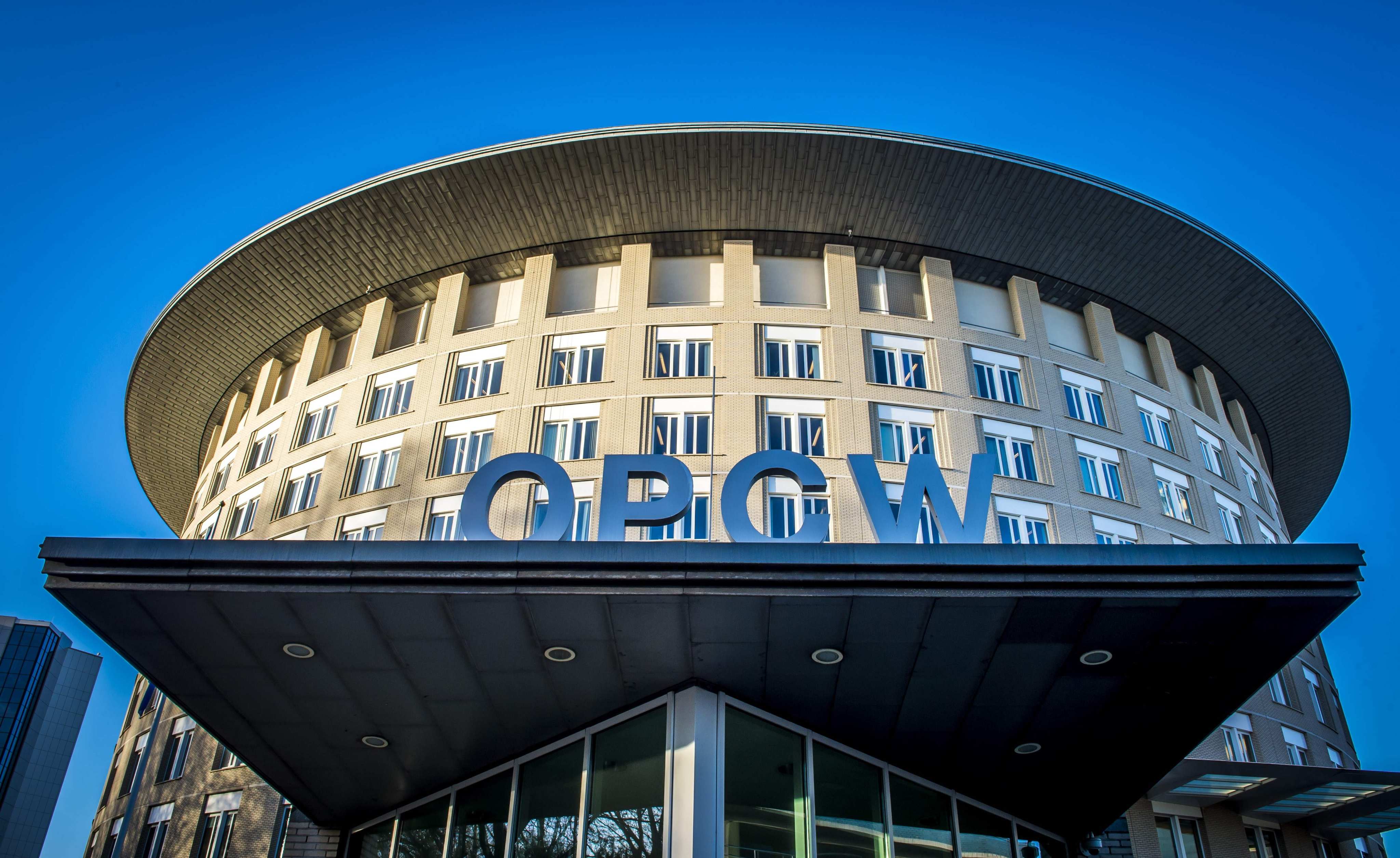 The Organisation for the Prohibition of Chemical Weapons (OPCW) building in The Hague. Photo: AFP