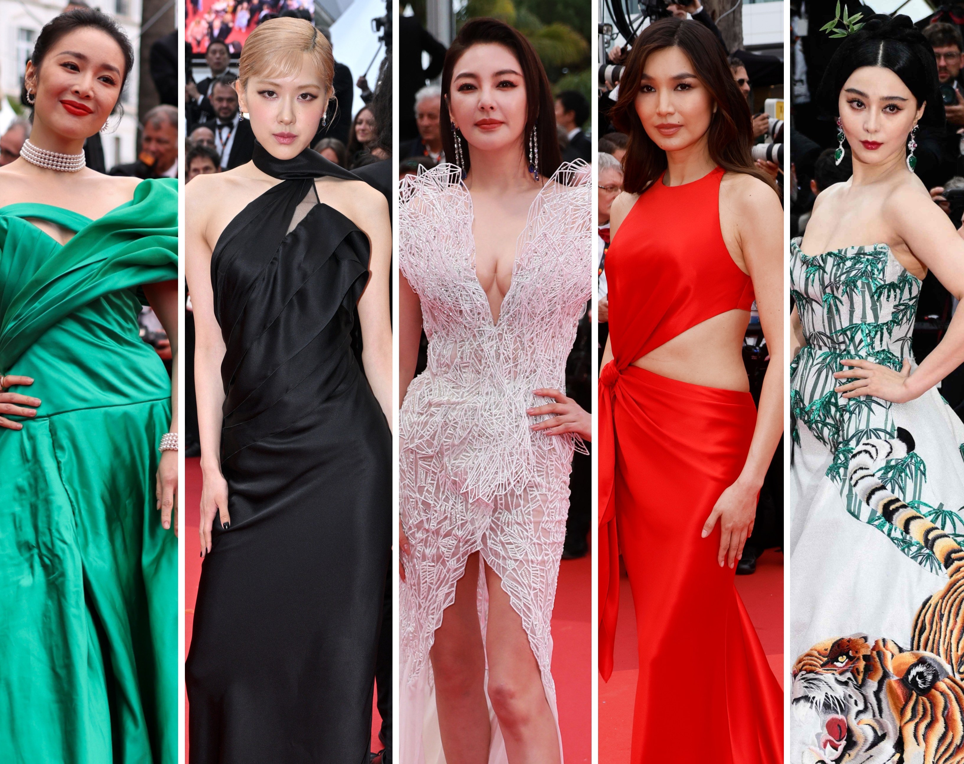 Asian celebrities including Gao Ye, Blackpink’s Rosé, Zhang Yuqi, Gemma Chan and Fan Bingbing gathered to attend the Cannes Film Festival – and looked stunning. Photo: Getty Images, AP, AFP
