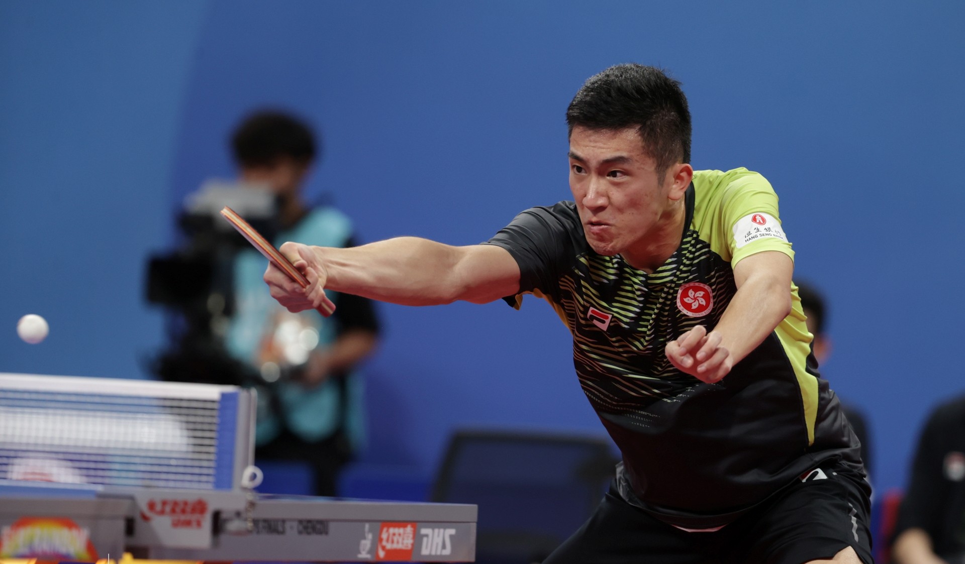 Lam Siu-hang caused a major upset at the World Table Tennis Championships. Photo: World Table Tennis