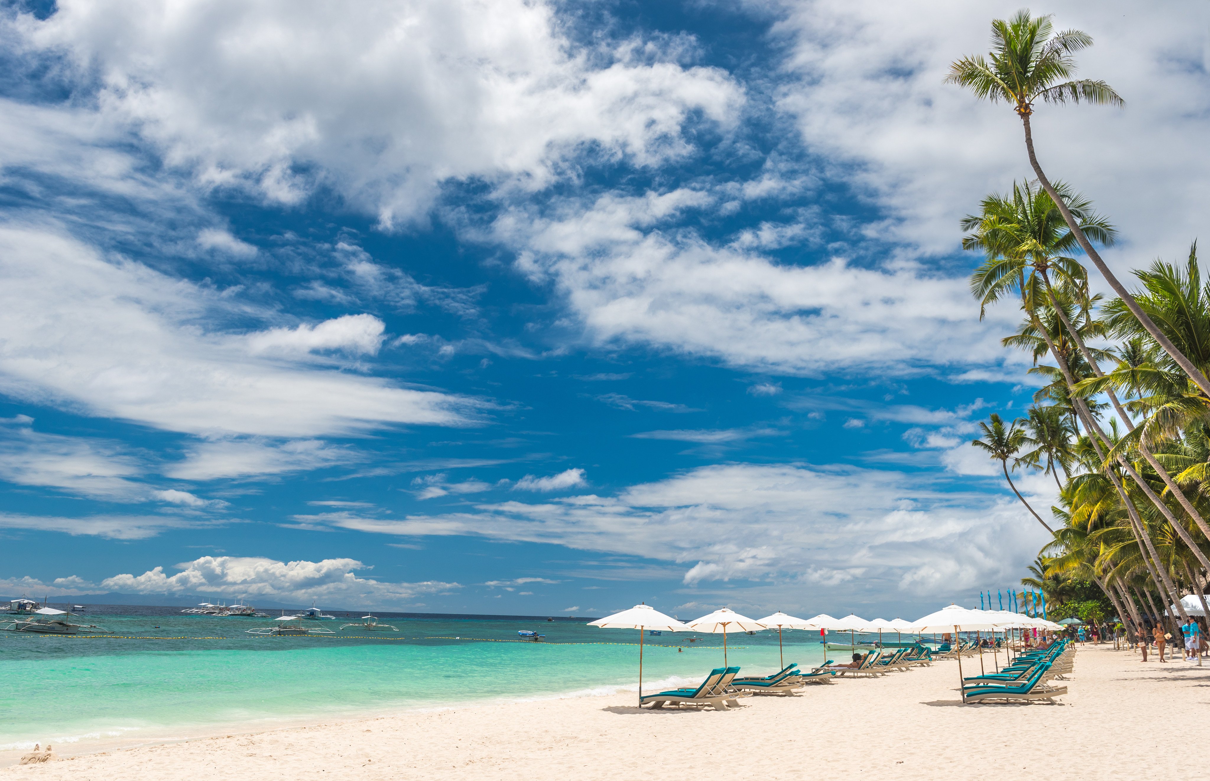 Alona Beach on Panglao. The island, in Bohol province, is being developed to become the Philippines’ next holiday hot spot. Photo: Shutterstock