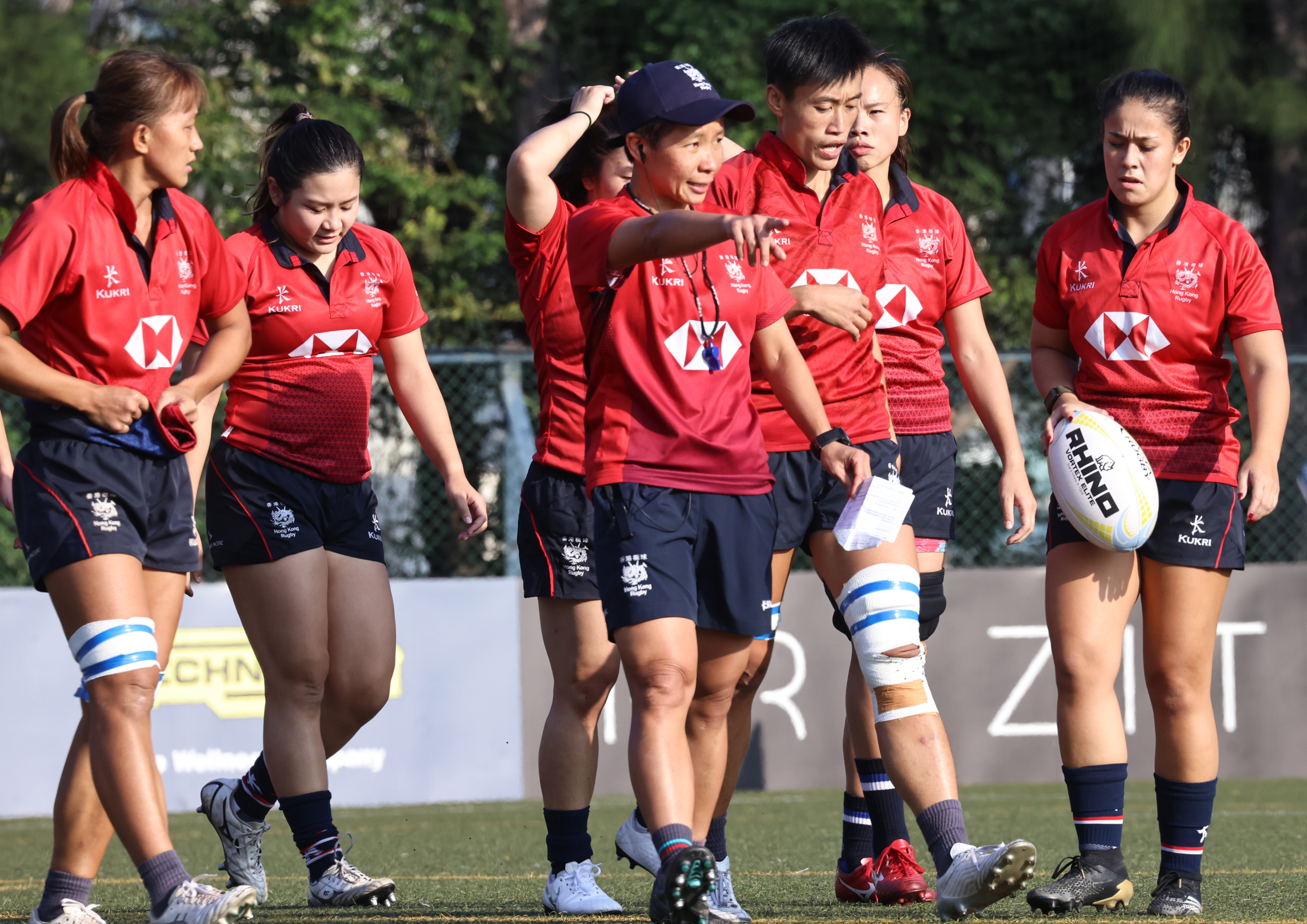 Royce Chan (front) said the physicality of Hong Kong’s matches in Europe would stand her players in good stead. Photo: K.Y. Cheng