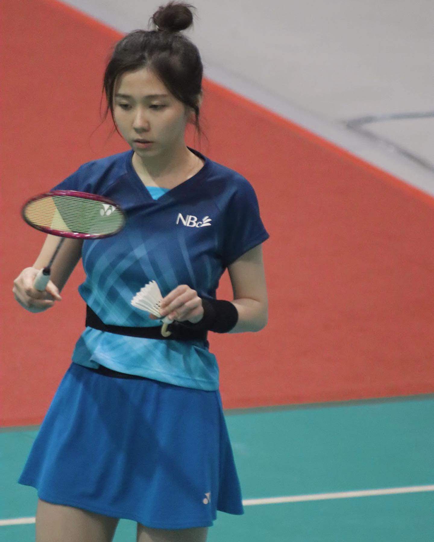 Calista Lam Tsz-huen in action at the Bahrain Para Badminton International. Photo: Handout