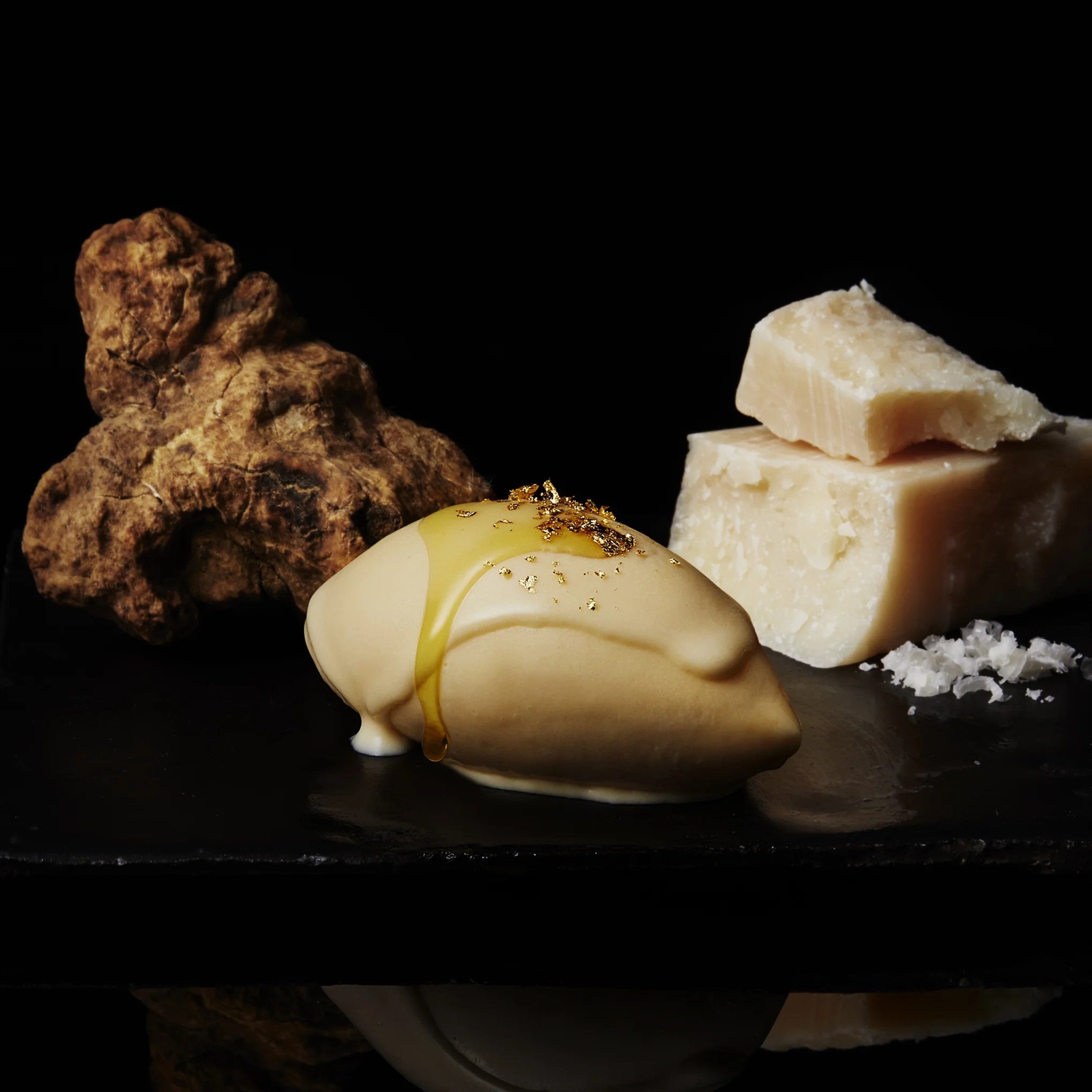Made by Japanese brand Cellato, the world’s most expensive ice cream includes white truffle, edible gold and cheese, and has set a Guinness World Record. Photo: Cellato