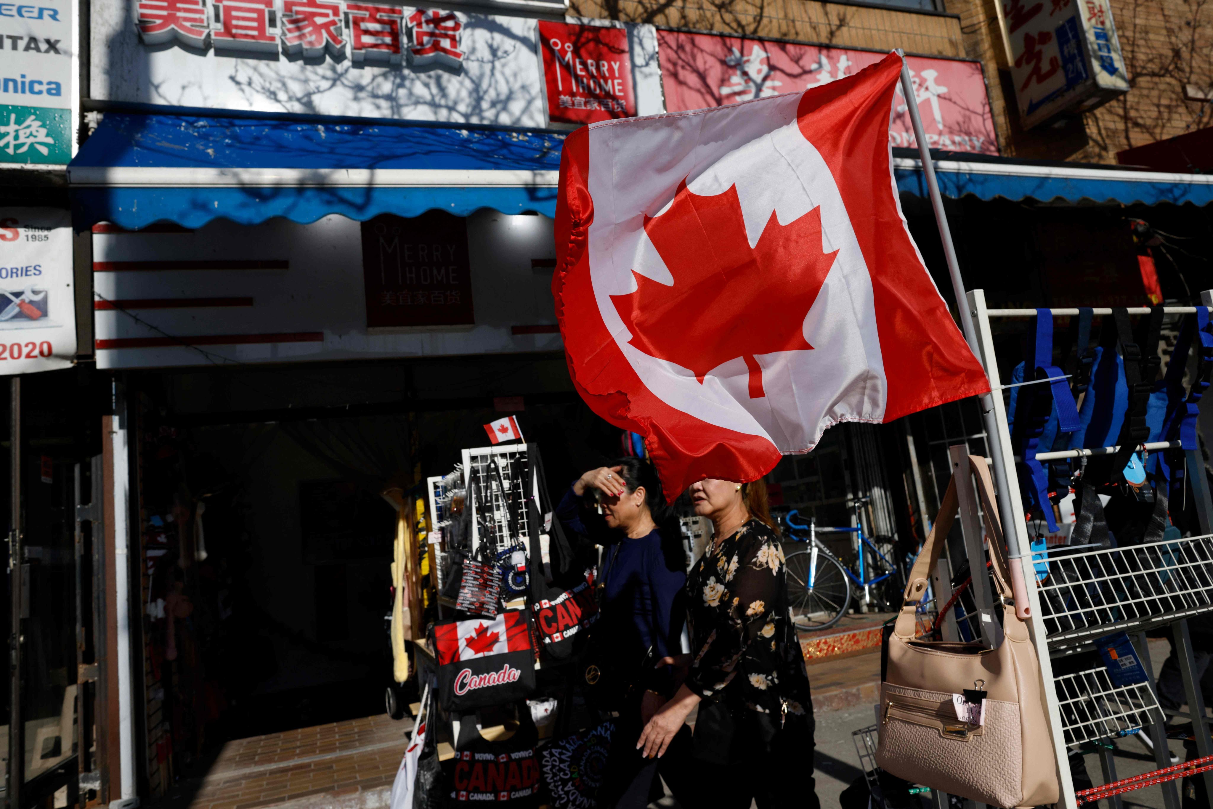 Chinatown in downtown Toronto, Canada. China has repeatedly denied any interference in Canada’s elections. Photo: AFP