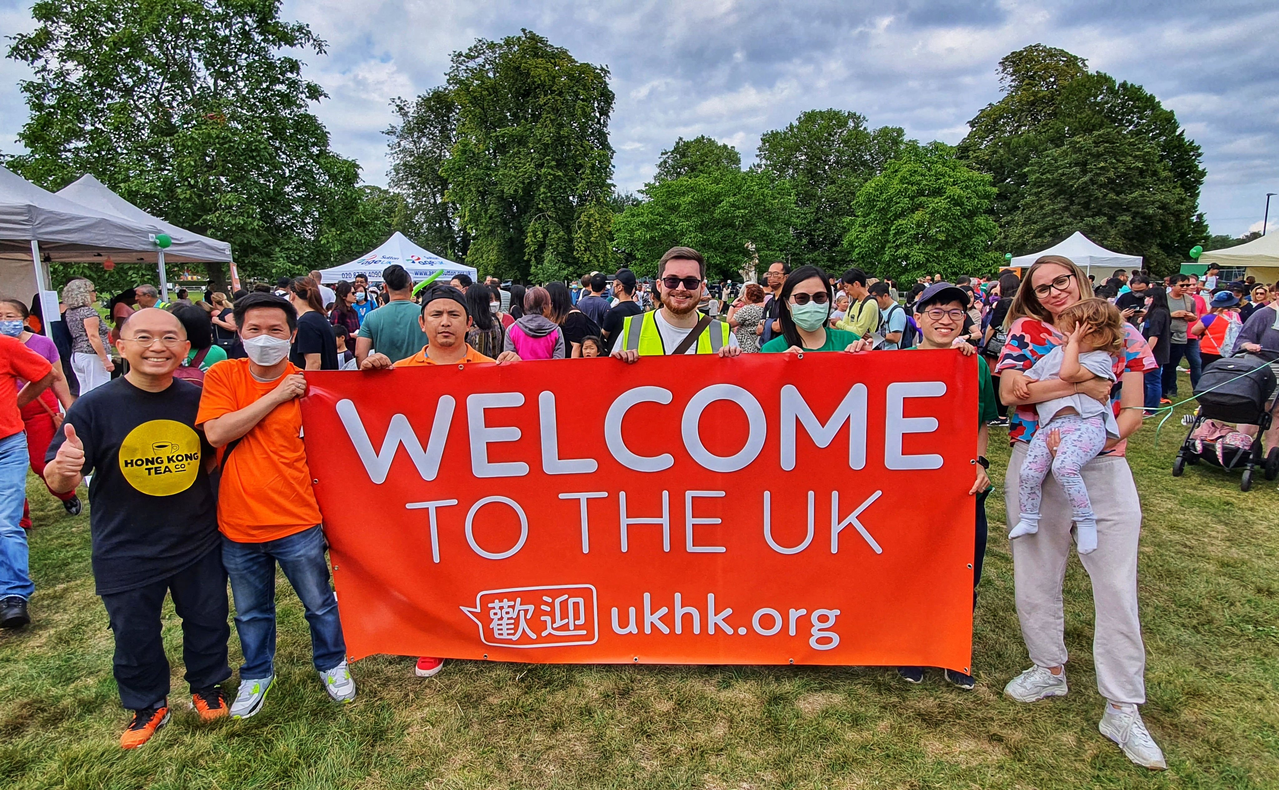 A Friendship Festival held to welcome newcomers from Hong Kong to the London. Photo: Handout