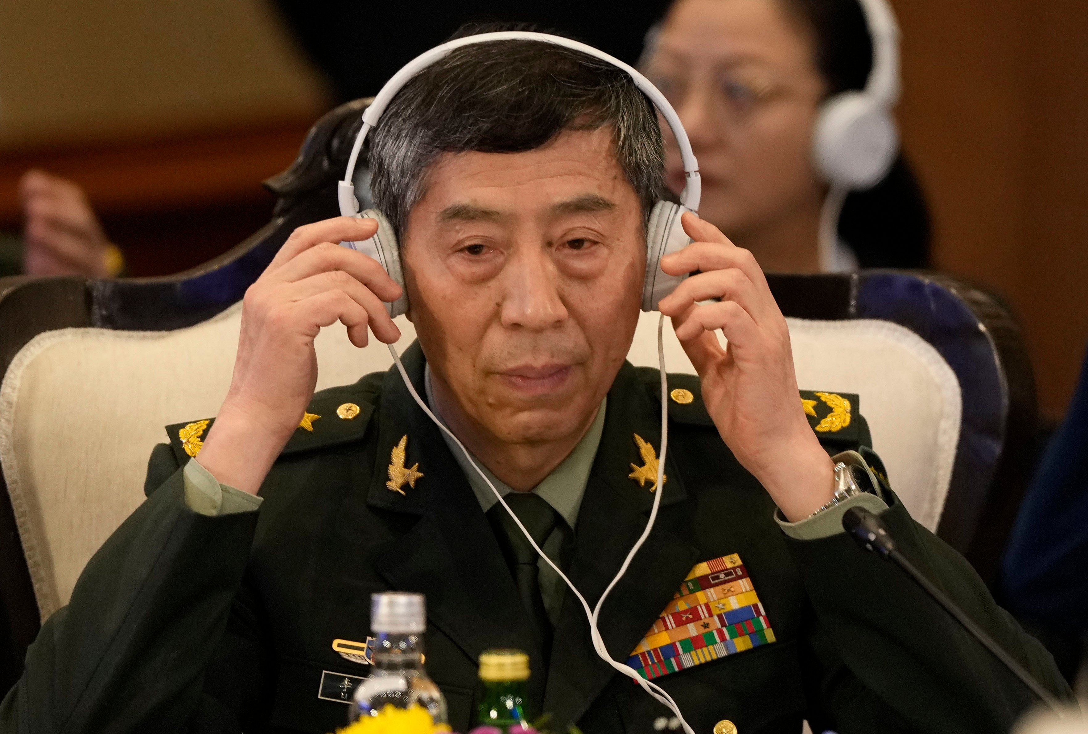Chinese Defence Minister Li Shangfu has been under US sanctions since 2018. Photo: AP