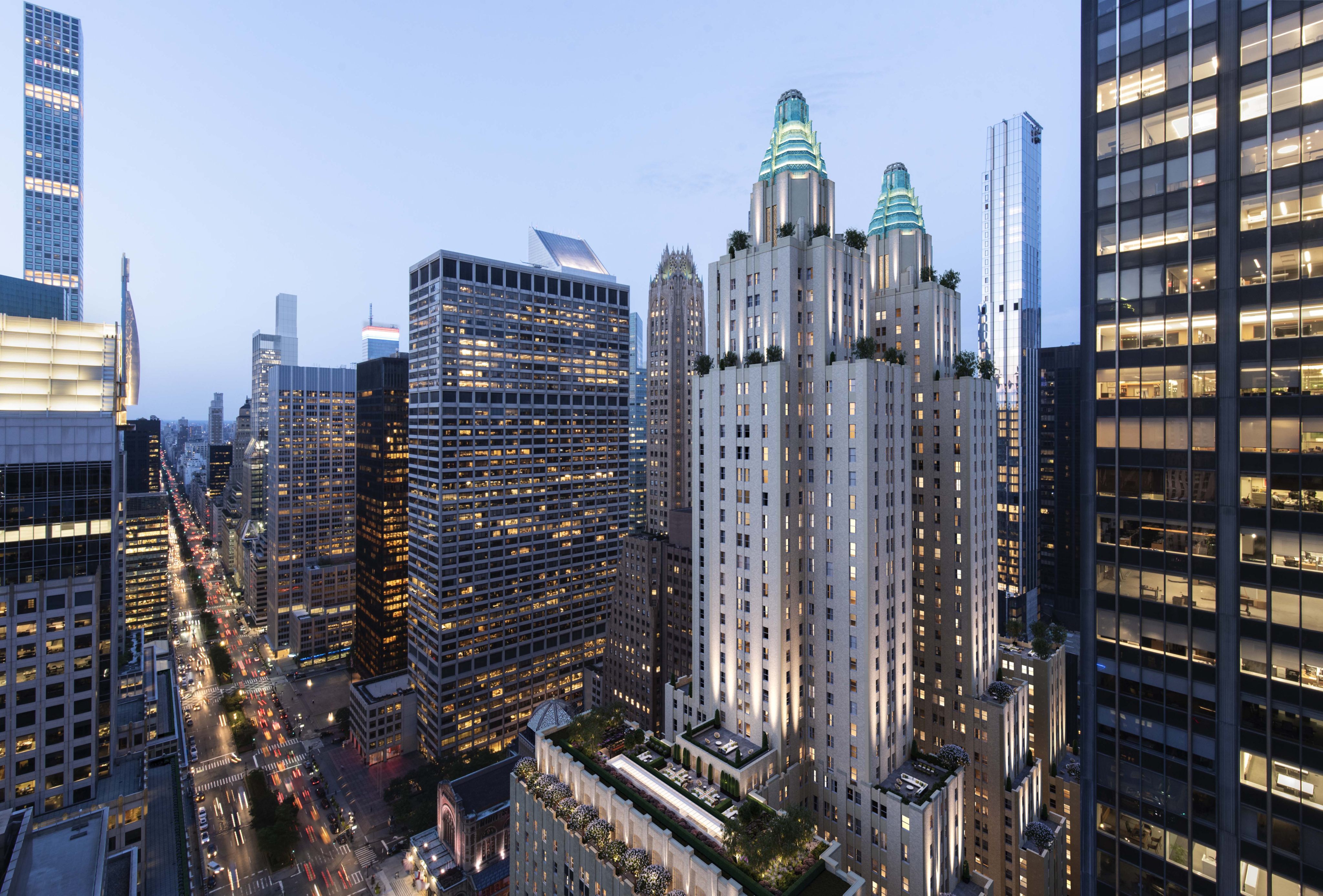 Luxury flats in The Towers of the Waldorf Astoria on Park Avenue in New York are among properties receiving interest from mainland China buyers amid a ‘100 per cent uptick in demand’. Photo: Handout