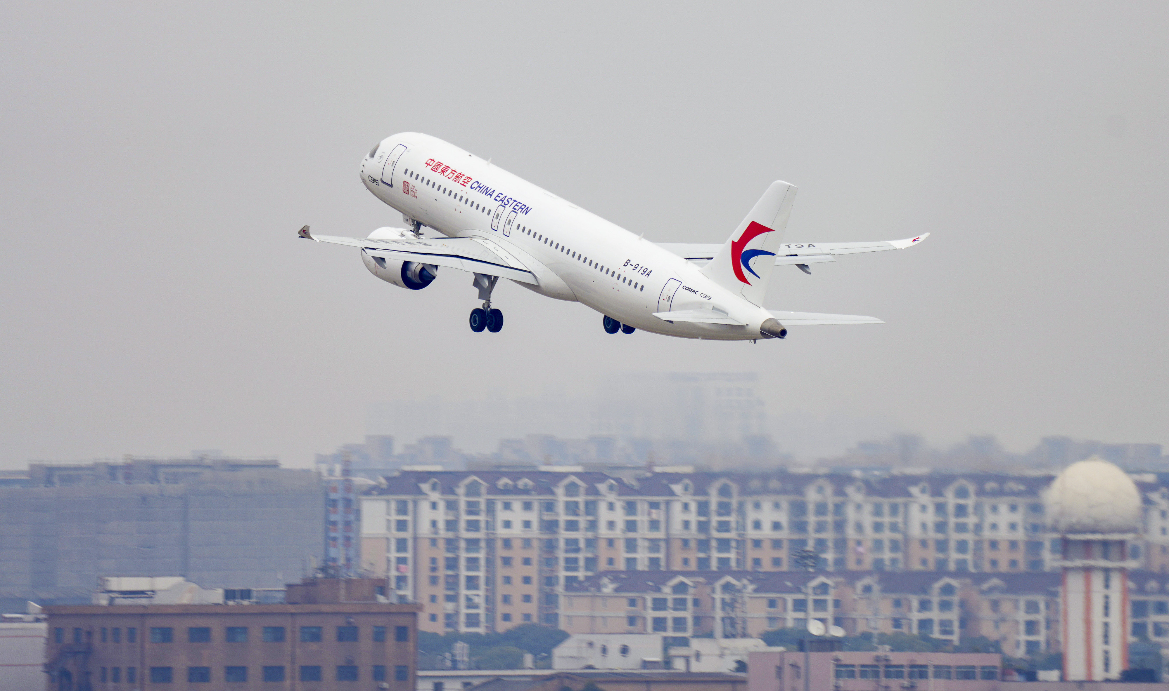 China Eastern Airlines will operate the first commercial flights of China’s home-grown C919 jet at the weekend. Photo: Xinhua