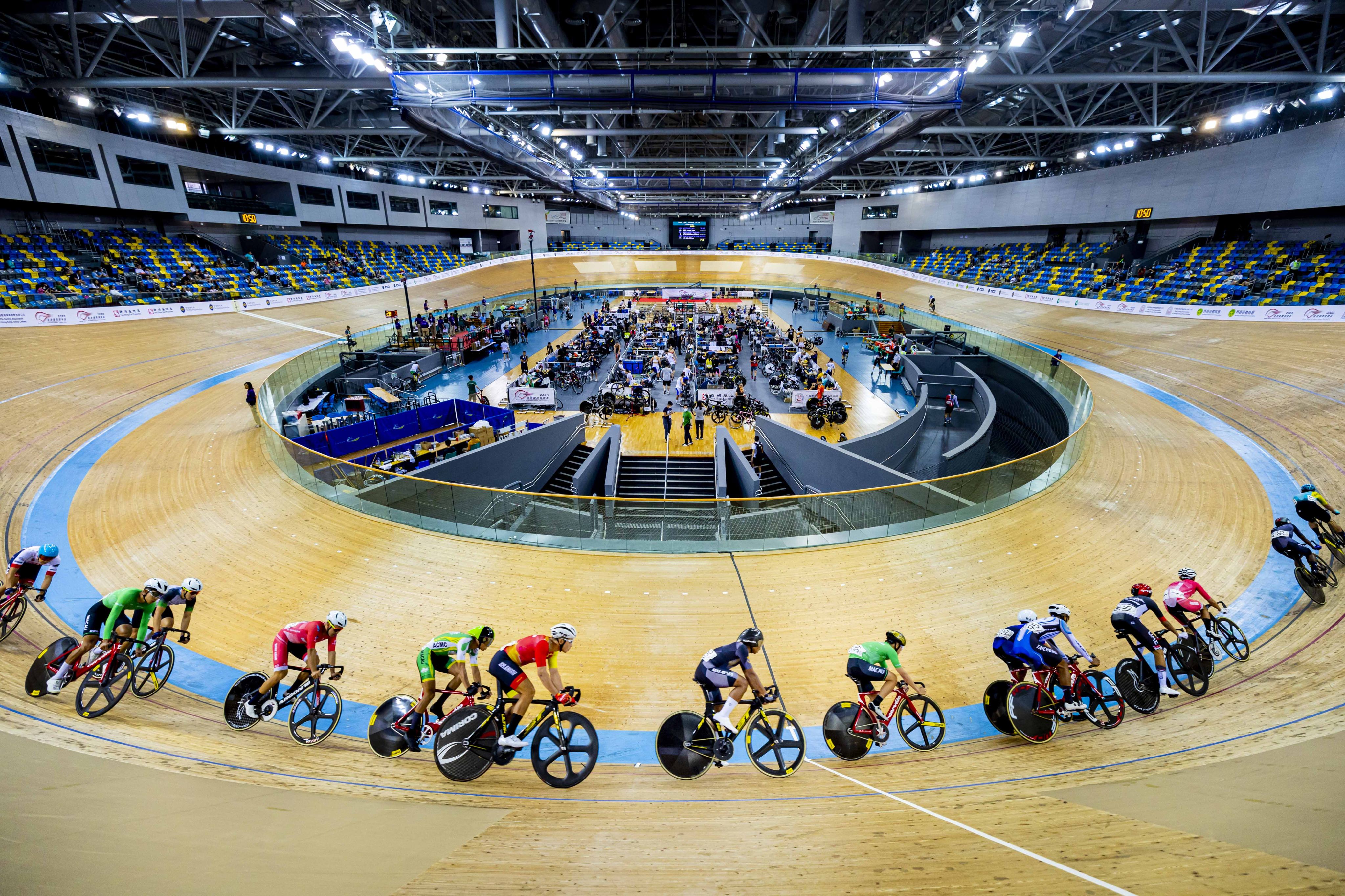 Action from the second day of the Hong Kong International Track Cup. Photo: Handout