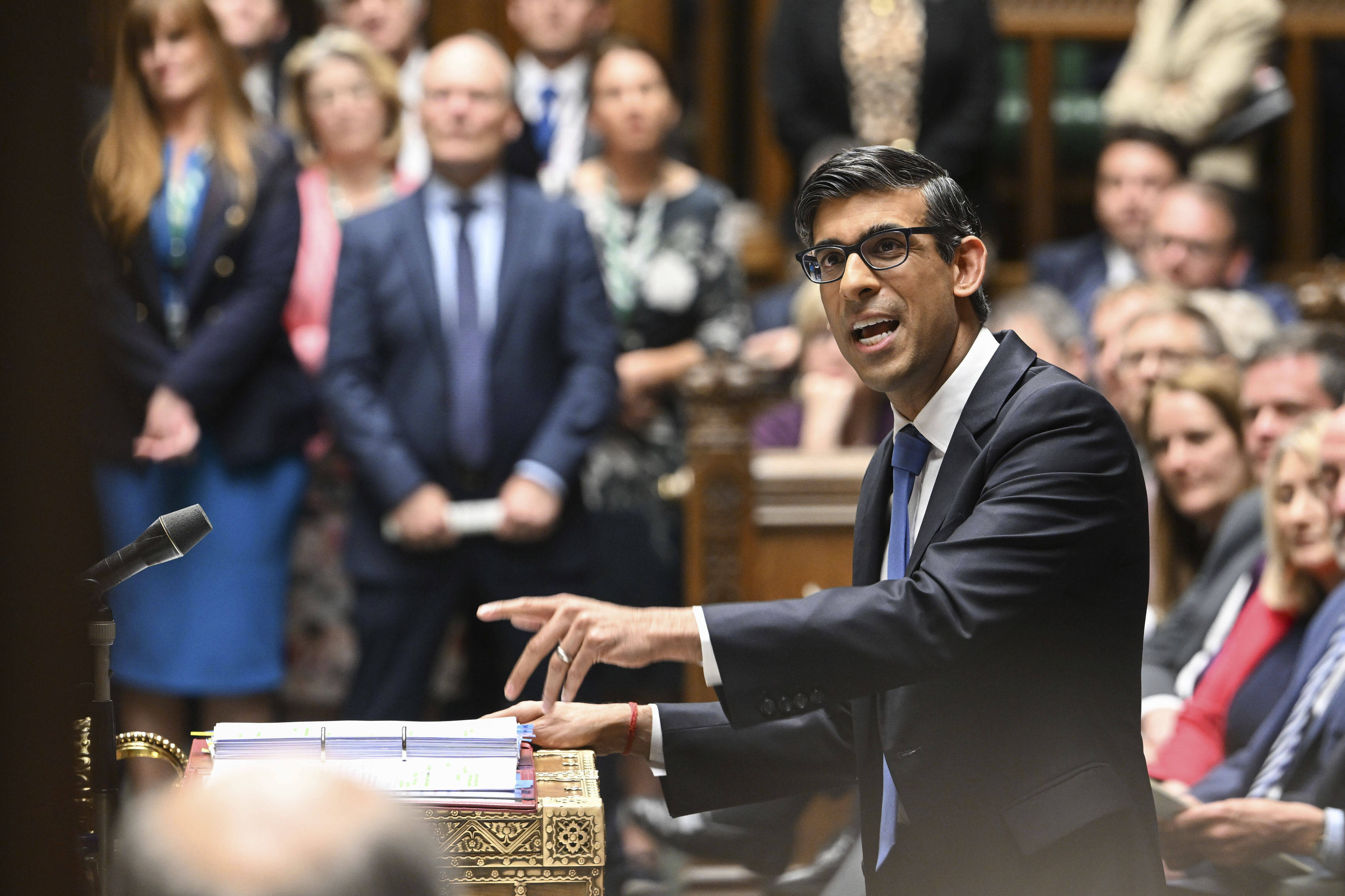 One of the report’s core recommendations is for PM Rishi Sunak to make a public apology in Parliament for the historic policy. Photo: via AP