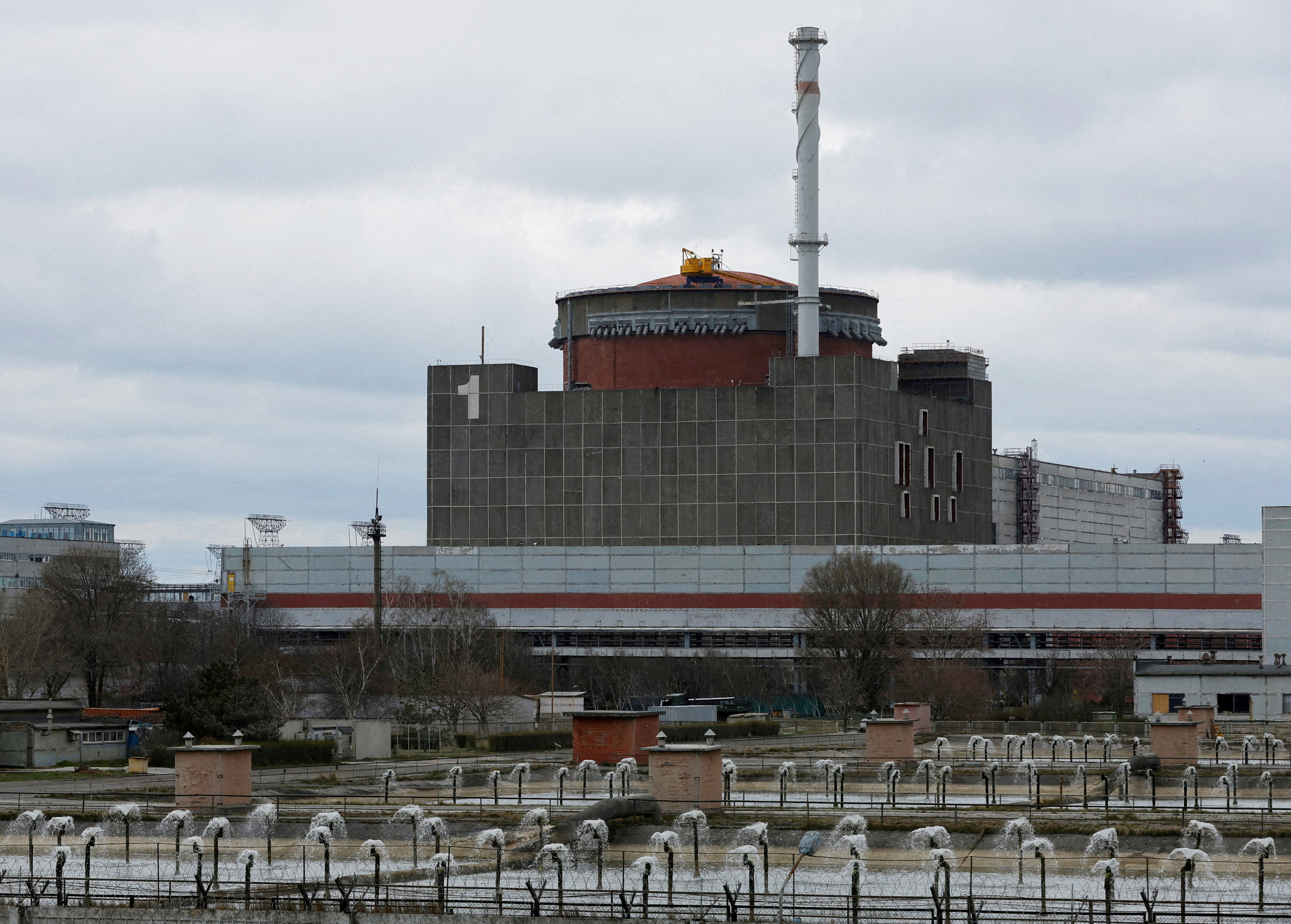 The Zaporizhzhia nuclear power plant in Russian-controlled Ukraine. Photo: Reuters