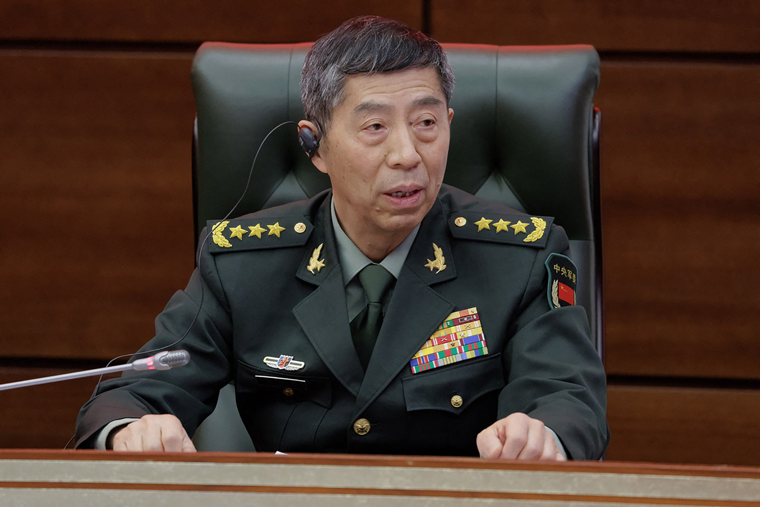 Chinese Defence Minister Li Shangfu has been sanctioned by the US since 2018. Photo: AFP