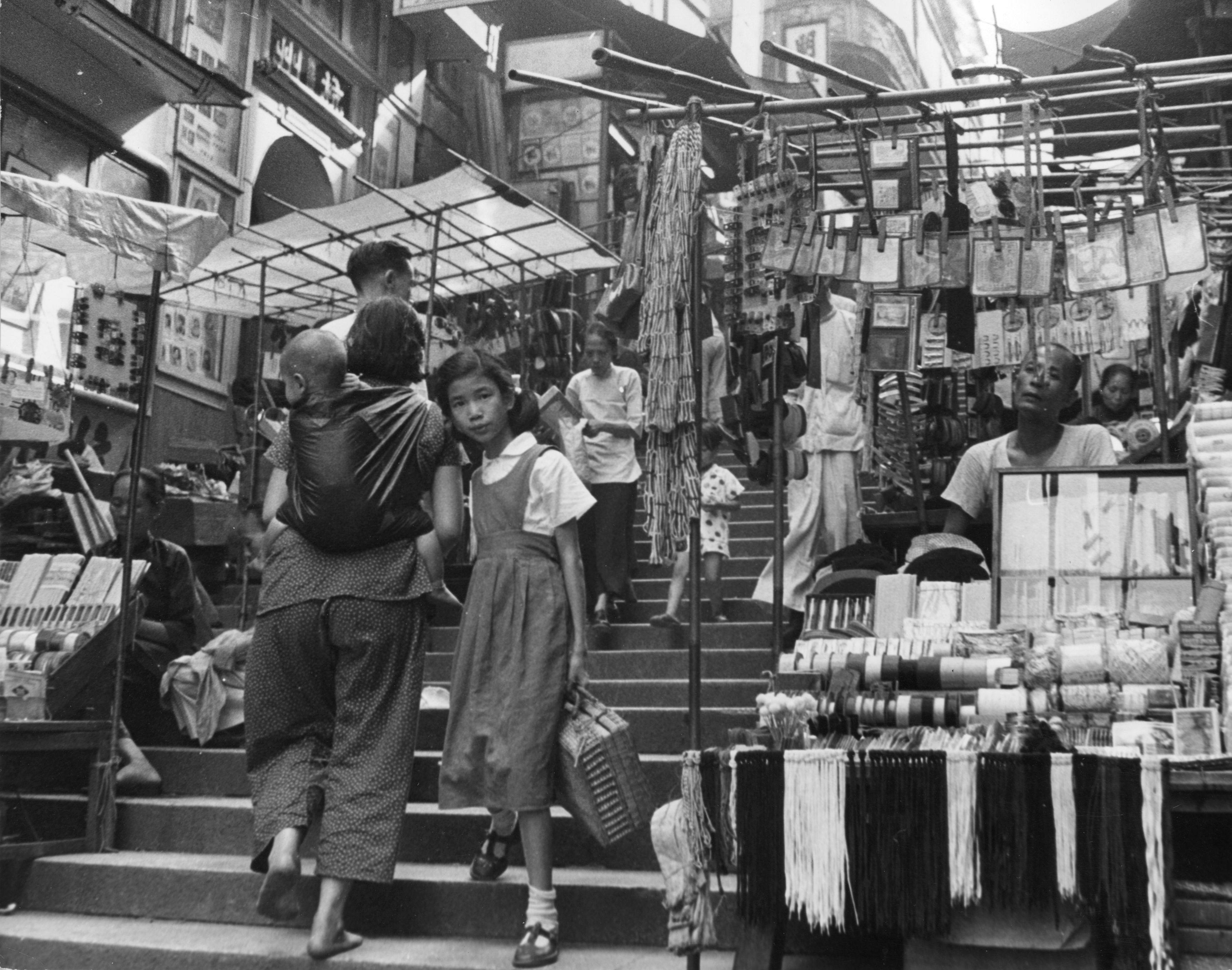 Hong Kong’s most comprehensive historical book was published back in 1957. Above: street traders in Central, Hong Kong circa 1950. Photo: Getty Images