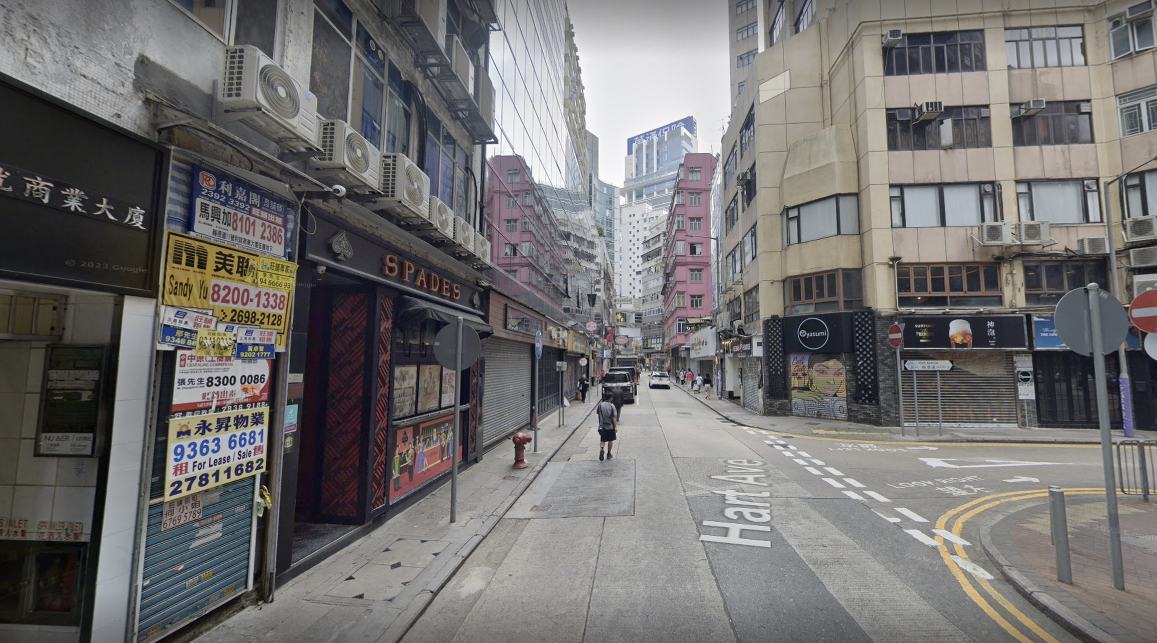Six men have been jailed for their role in an attack on a policeman during an inspection at the UFO bar in Tsim Sha Tsui. Photo: Google Map