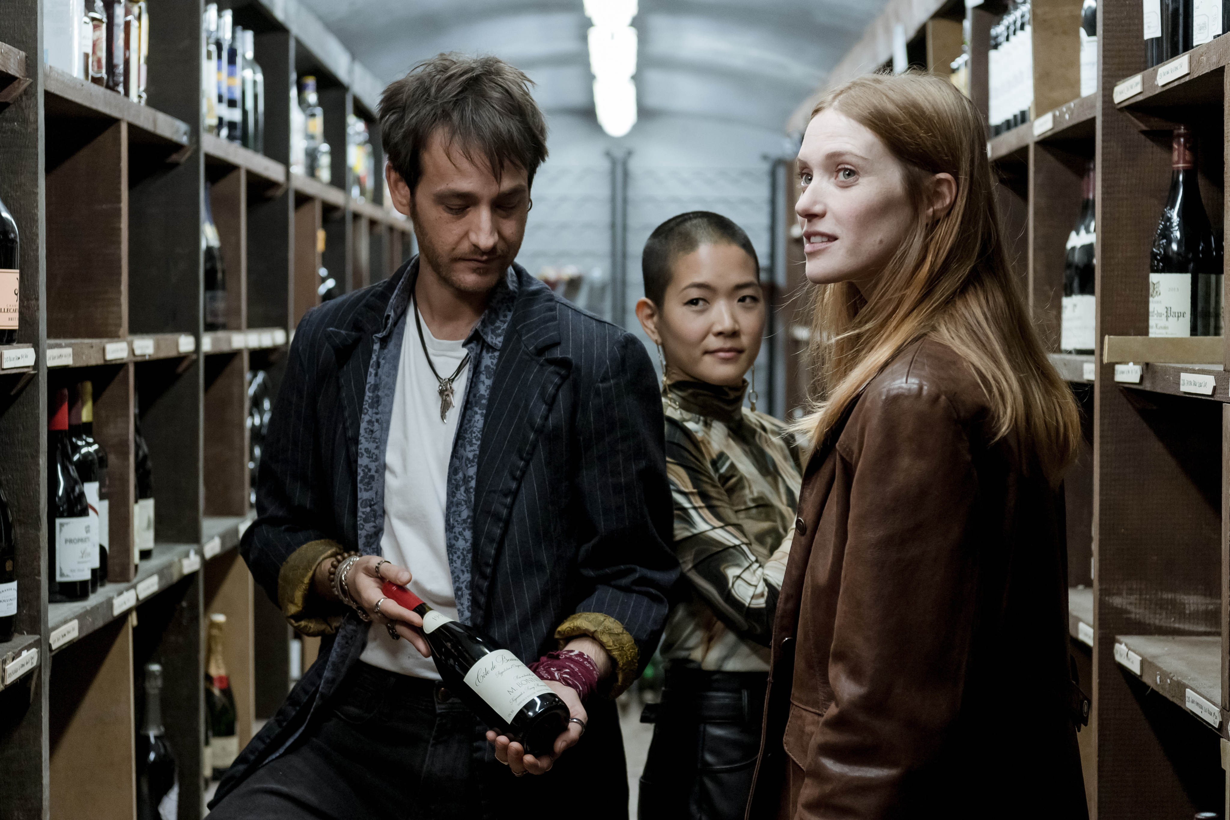 Taut Apple TV+ drama Drops of God uncorks French wine snobbery in a tasting competition in Japan. Fleur Geffrier as French wine expert Camille (right) in a still from the series. Photo: Apple TV+