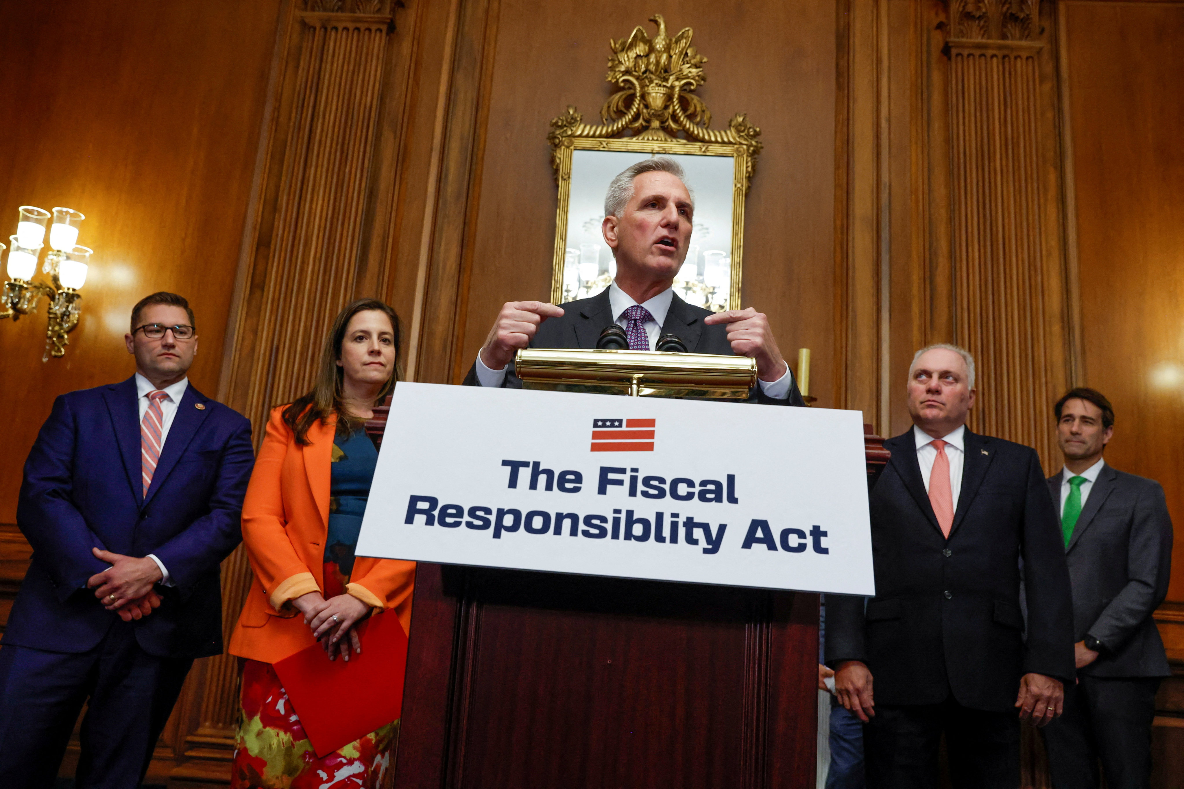US House Speaker Kevin McCarthy after the House approved the debt ceiling deal he negotiated with the White House. Photo: Reuters