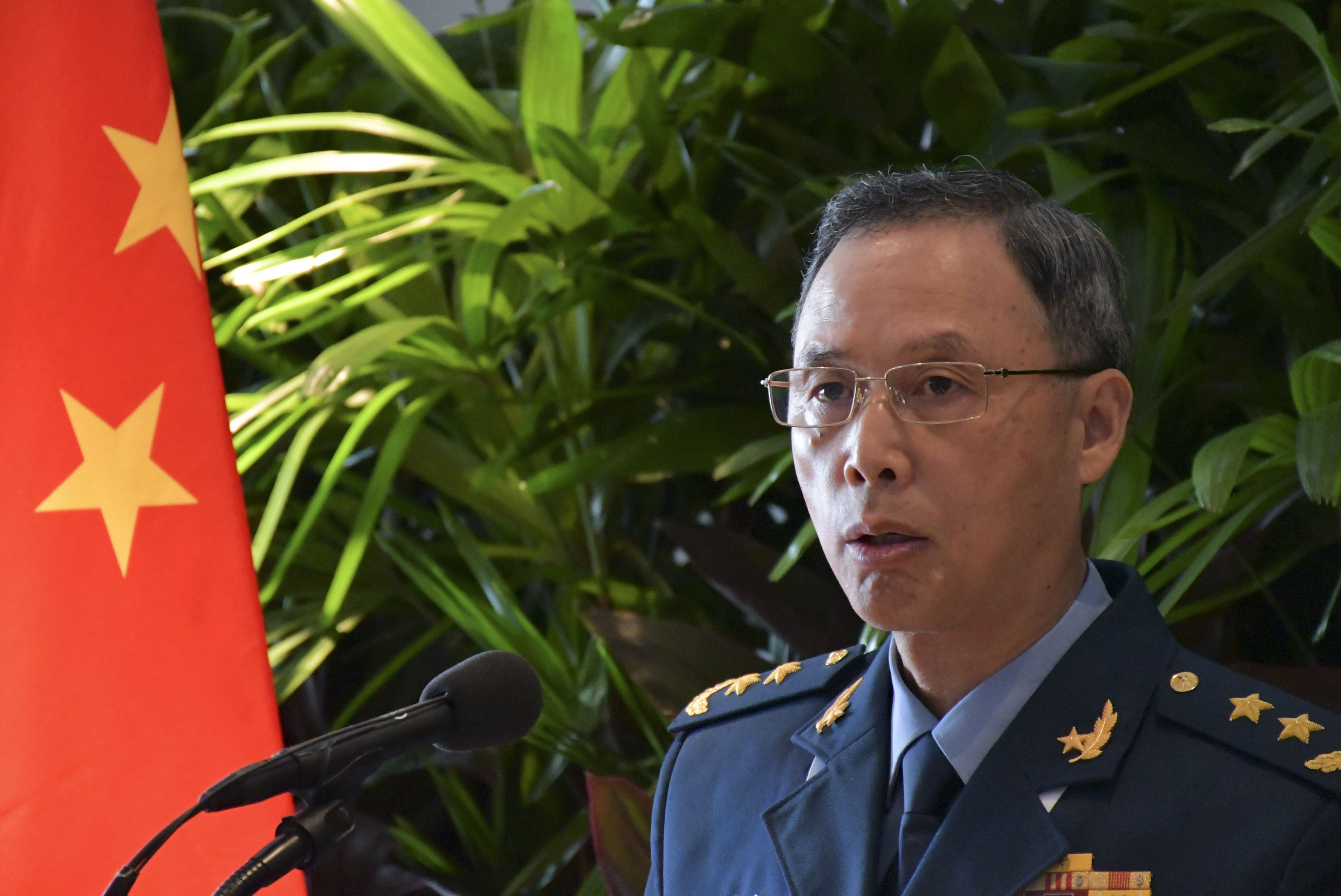 Lieutenant General Jing Jianfeng, vice chief of the Joint Staff Department of the Central Military Commission, has taken aim at a speech by US Secretary of Defence Lloyd Austin. Photo: Jack Lau