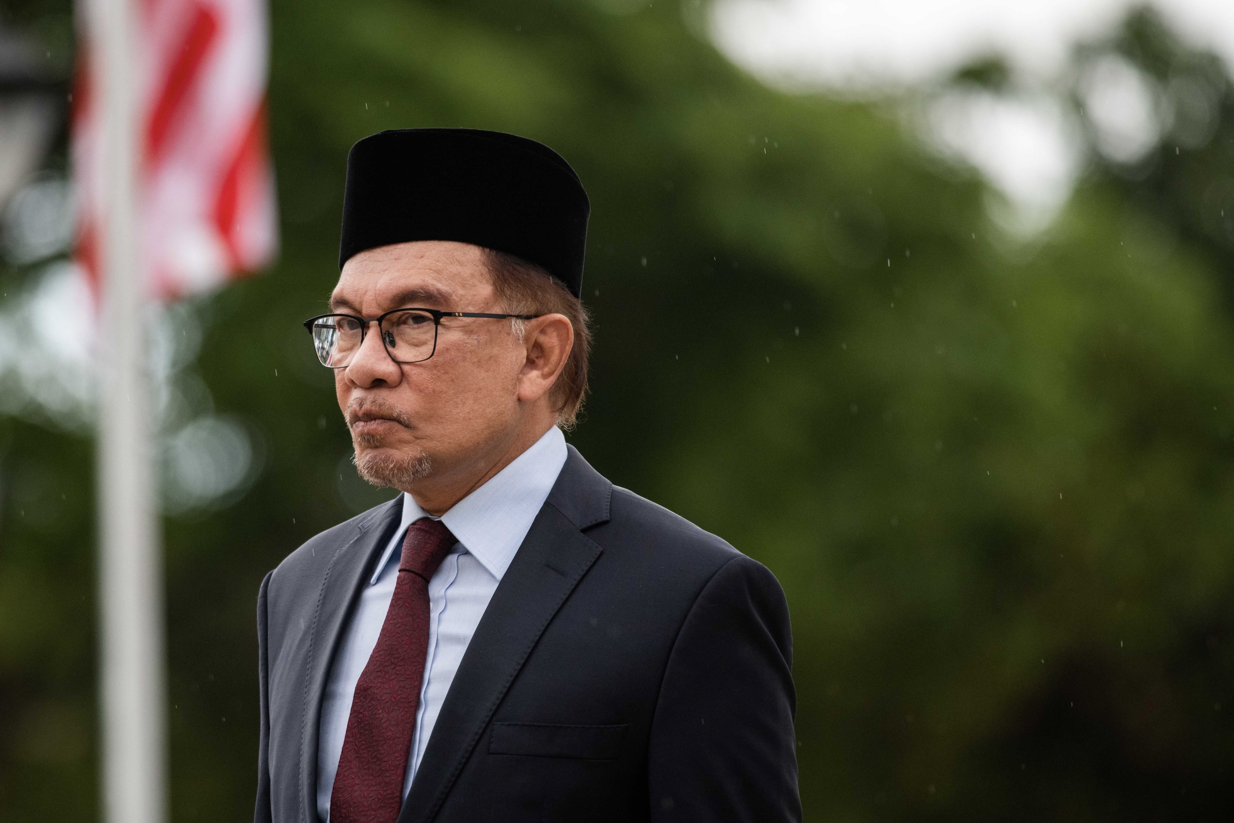 Malaysia’s Prime Minister Anwar Ibrahim said the government would take “appropriate action” against any insults or threats towards the nation’s royal institution. Photo: EPA-EFE/Pool