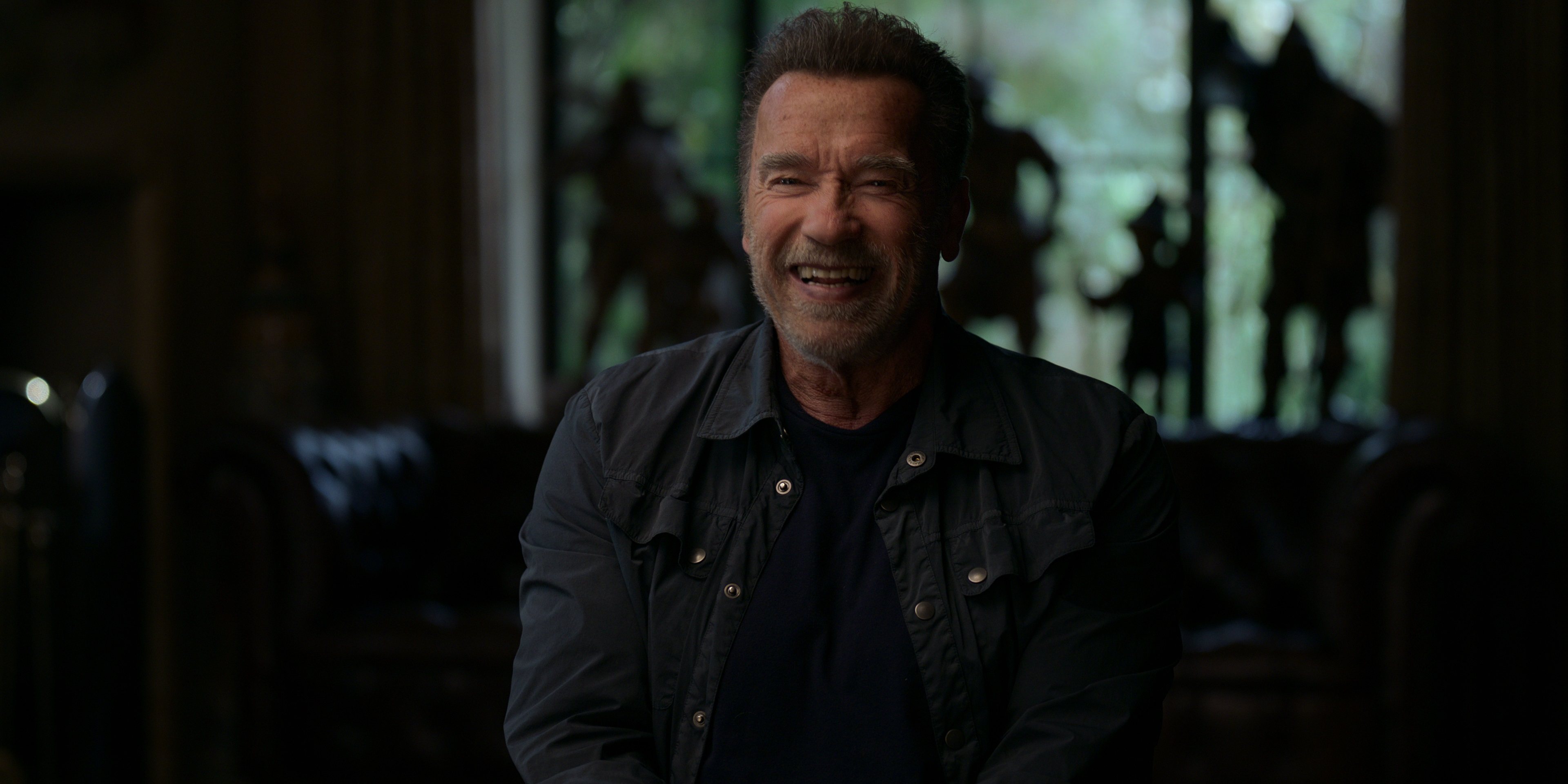 Arnold Schwarzenegger in a still from “Arnold”. Photo: Netflix