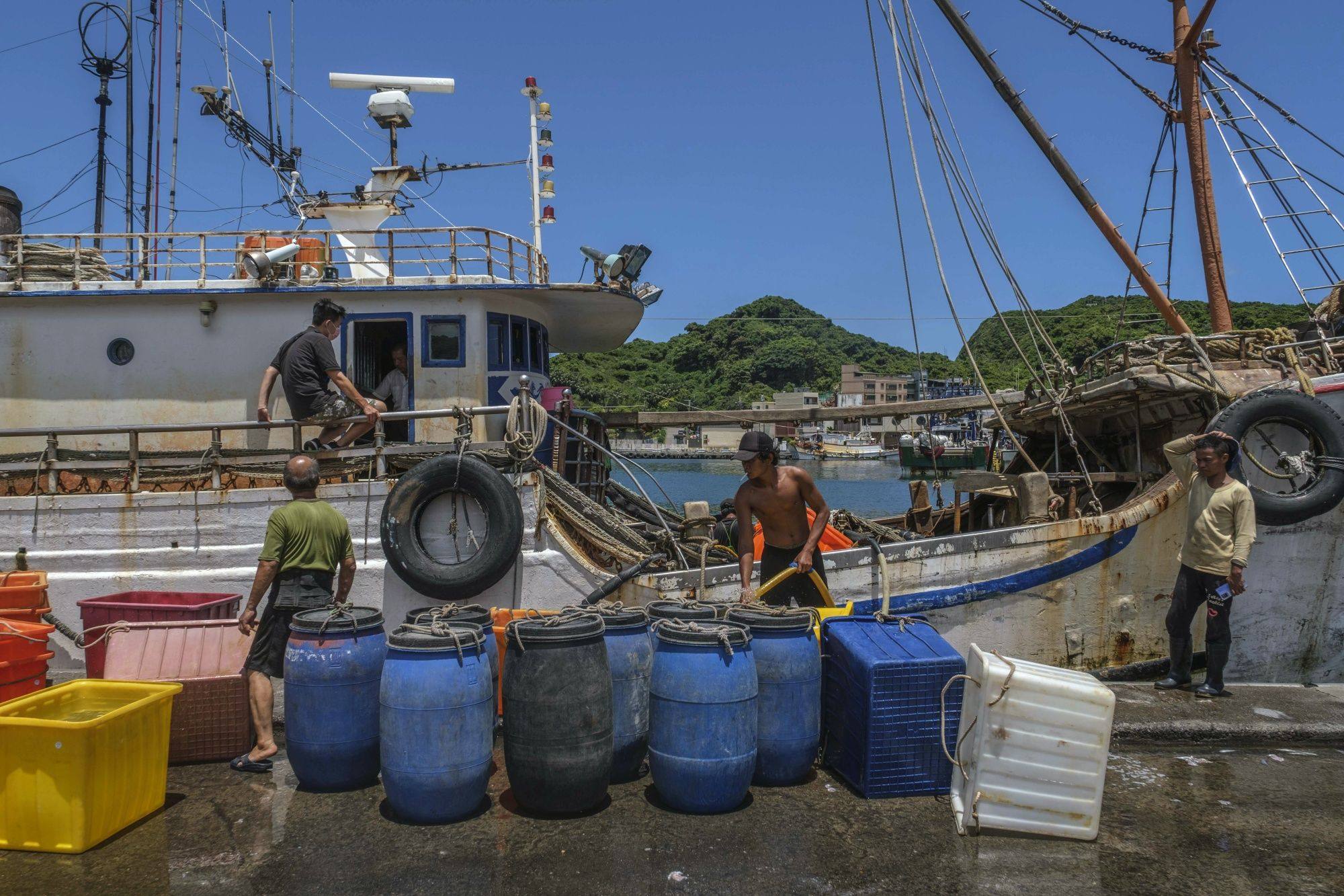 Migrant workers from Indonesia, Vietnam and the Philippines account for a large portion of Taiwan’s fishing crews. Photo: Bloomberg
