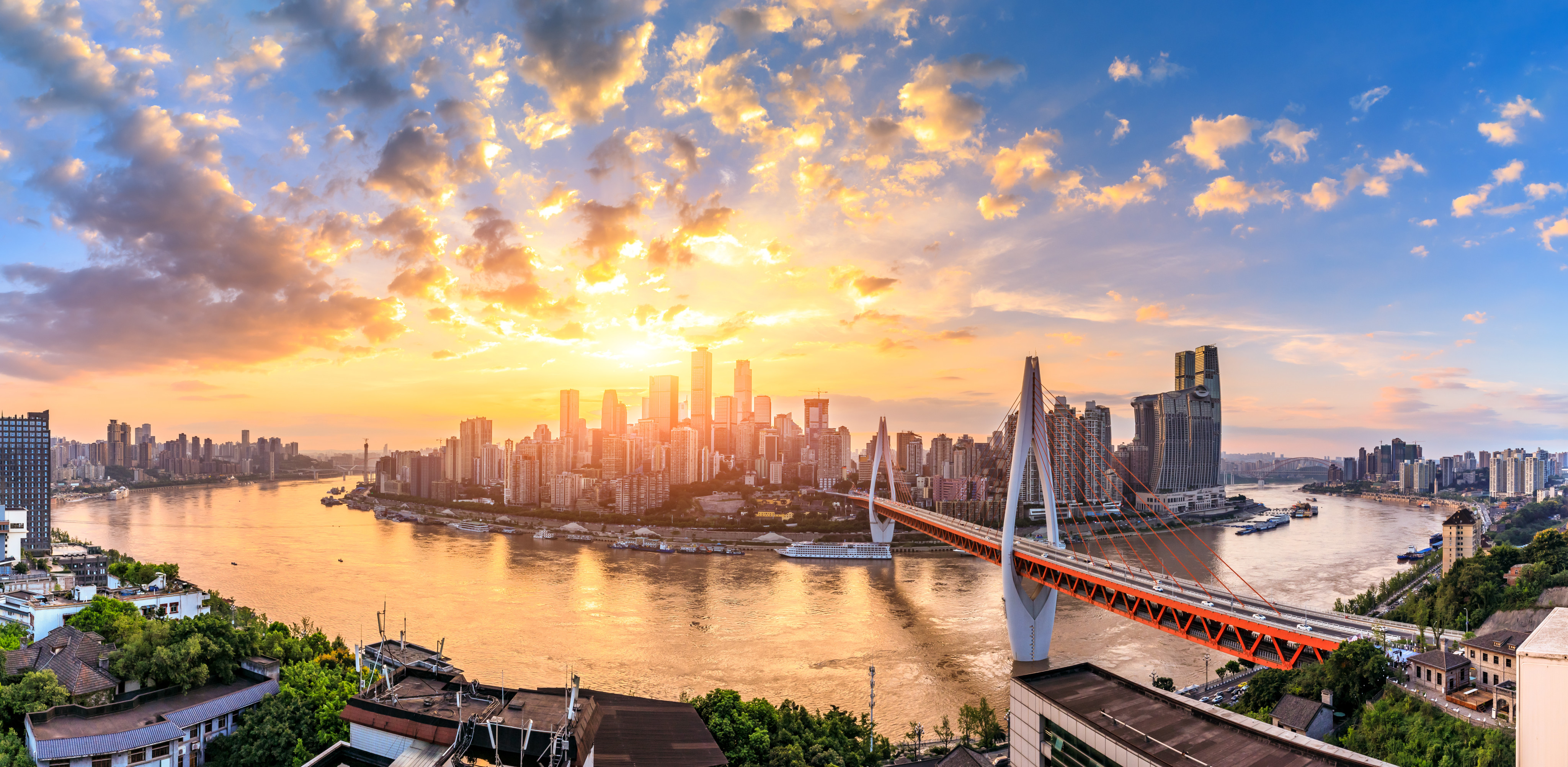 A bird’s-eye view of southwestern Chongqing’s skyline. Photo: Shutterstock