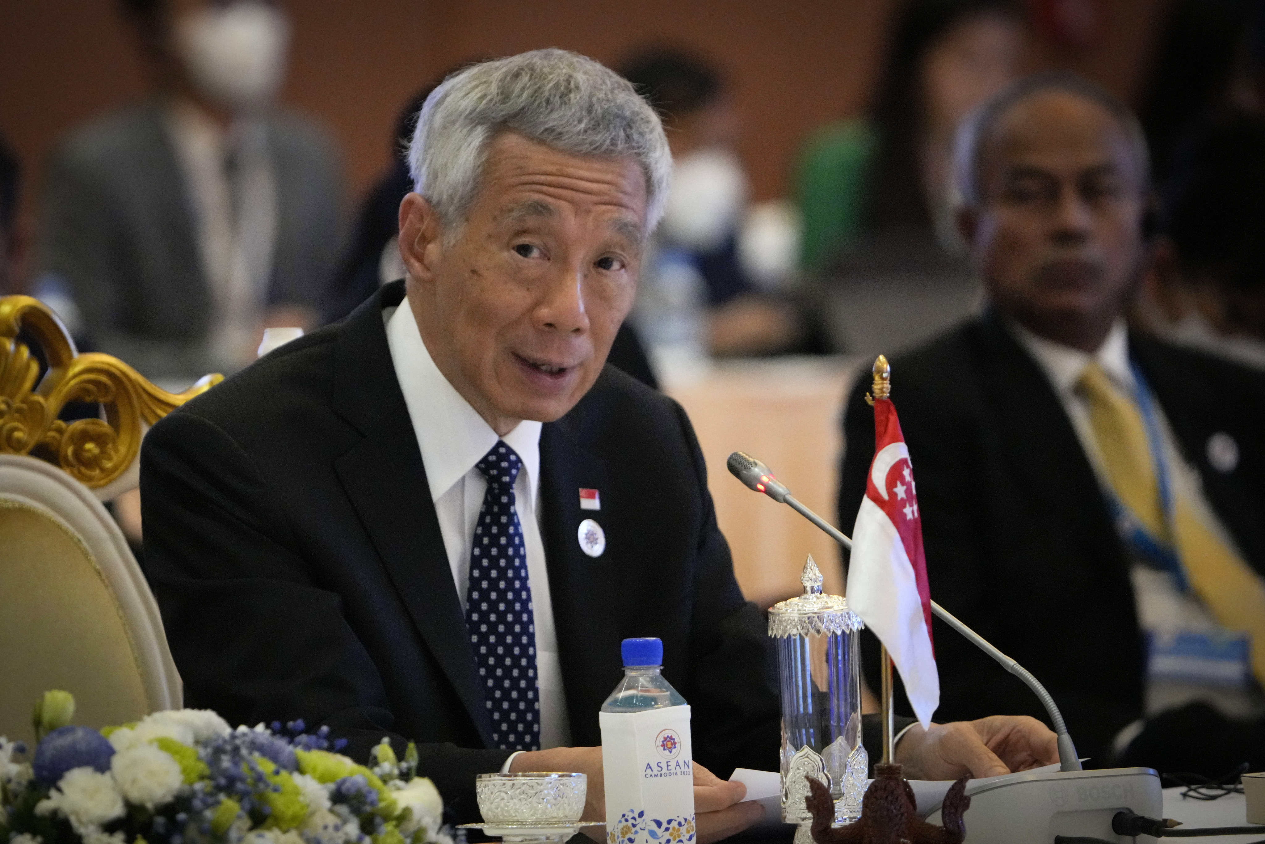 Singapore’s Prime Minister Lee Hsien Loong says he is finally Covid-free. Photo: AP