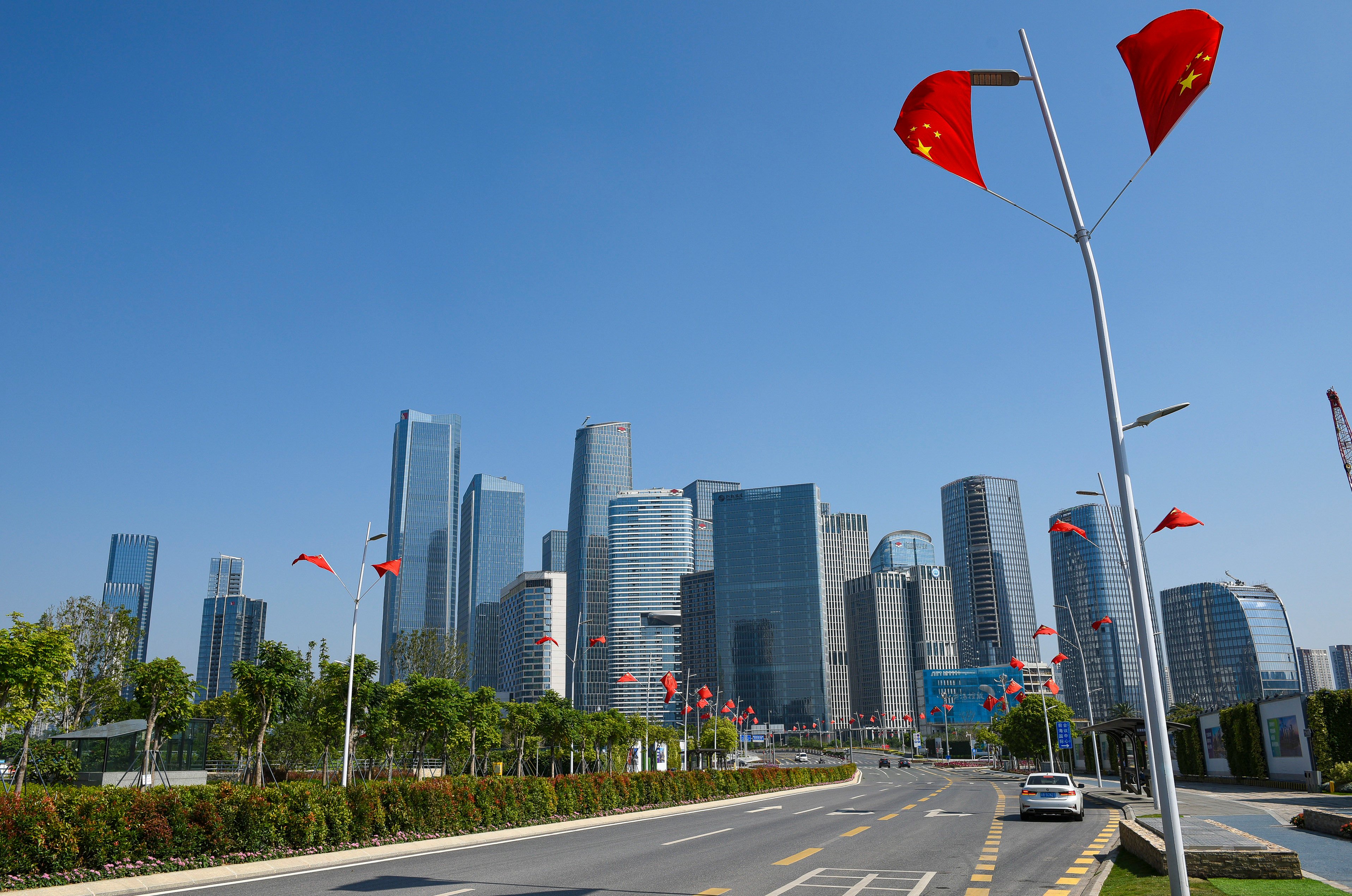 The Qianhai special economic zone in Shenzhen. Photo: Getty Images