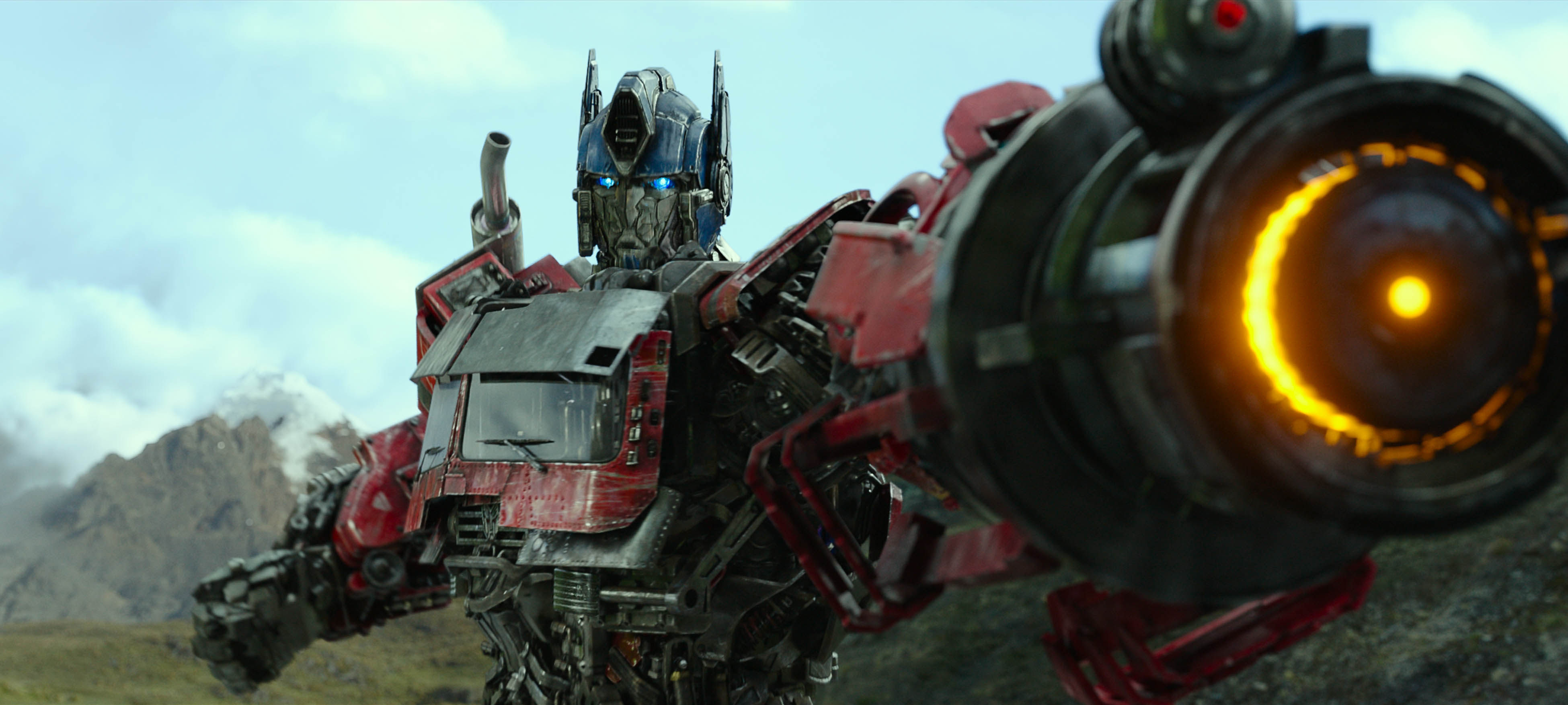 Optimus Prime, voiced by Peter Cullen, in a still from “Transformers: Rise of the Beasts” (category IIA), directed by Steven Caple Jr. Anthony Ramos and Michelle Yeoh co-star.